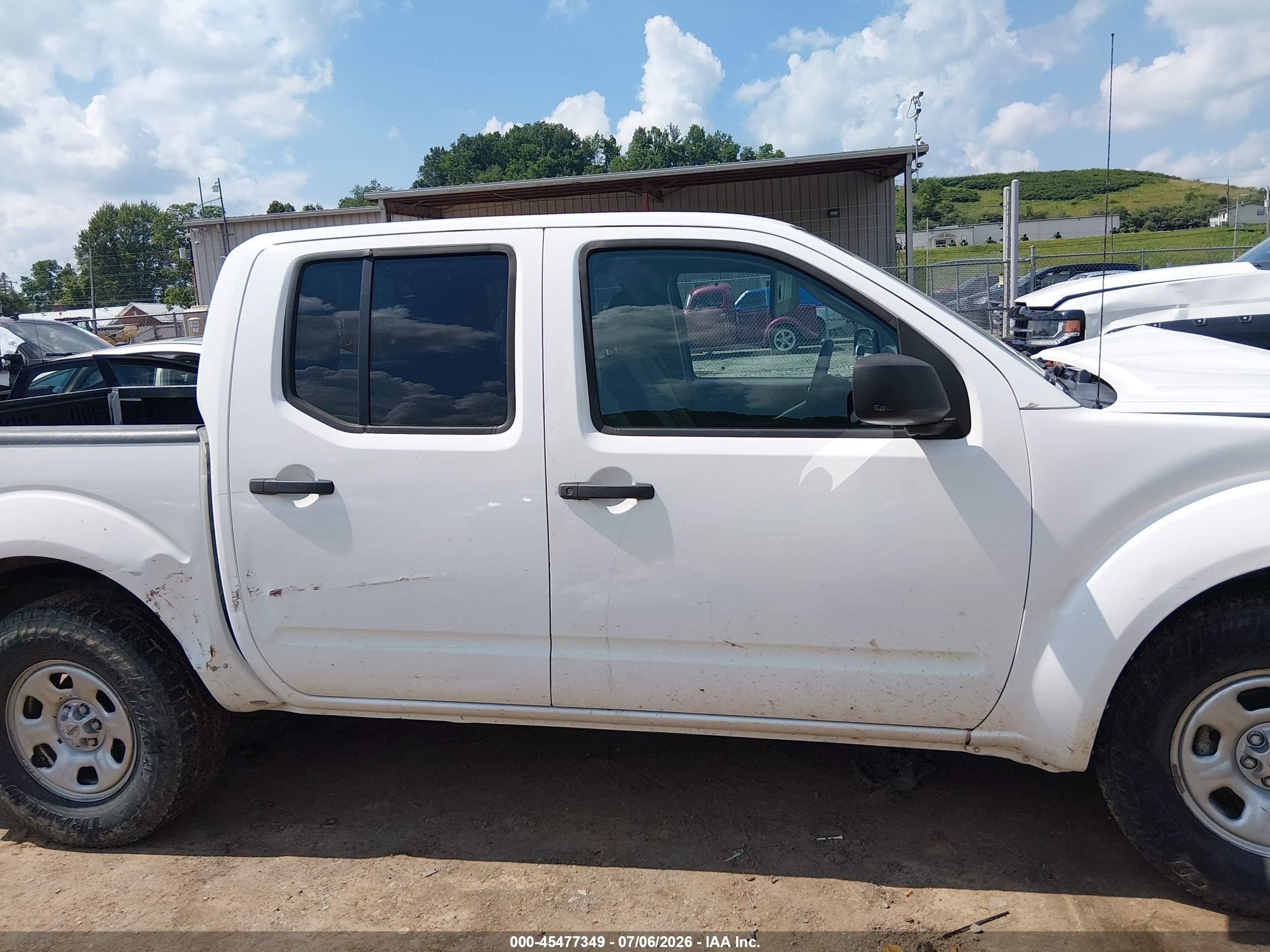 2011 Nissan Frontier S White vin: 1N6AD0EV4BC405161