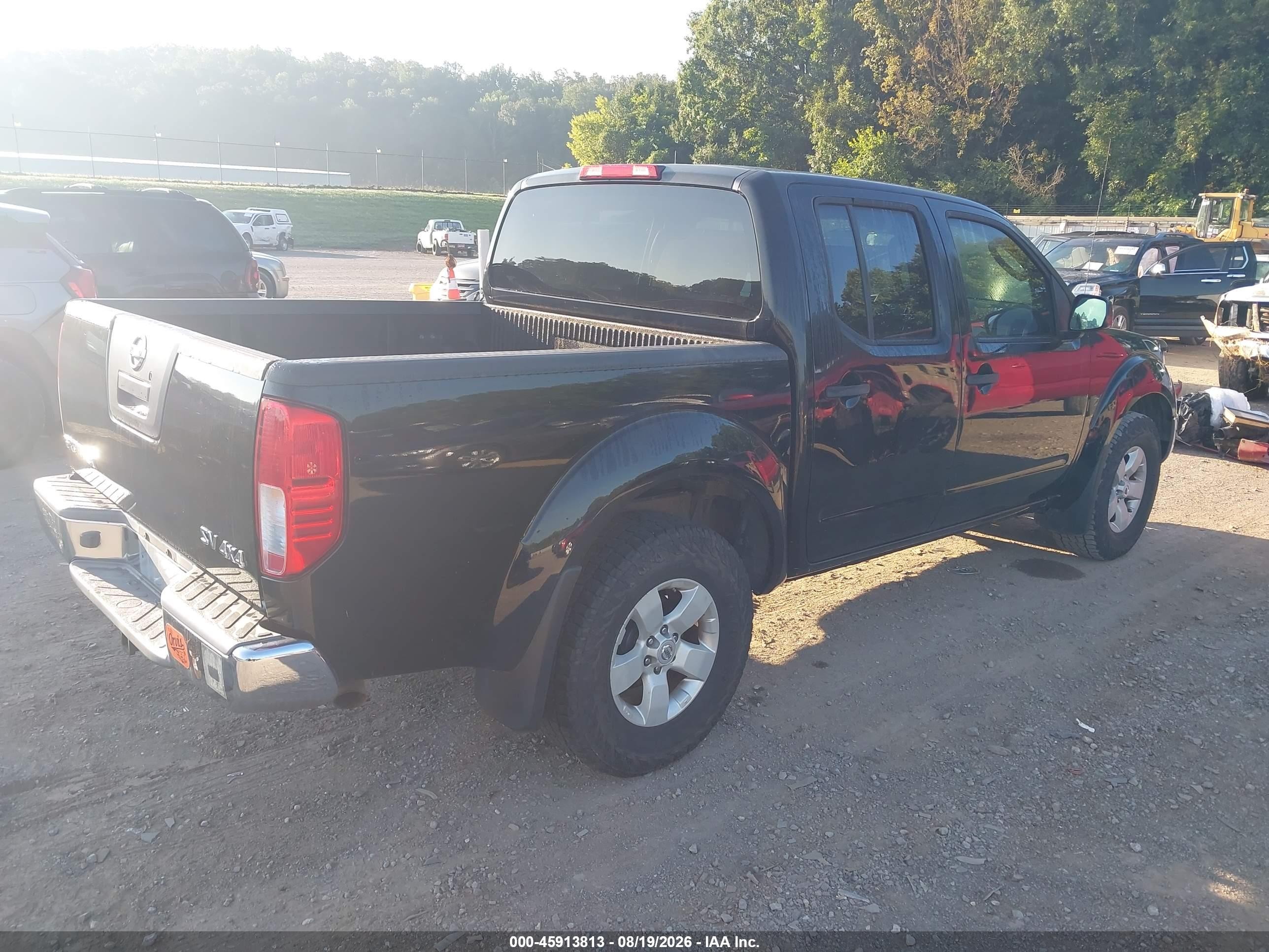 2011 Nissan Frontier Sv Black vin: 1N6AD0EV4BC424678