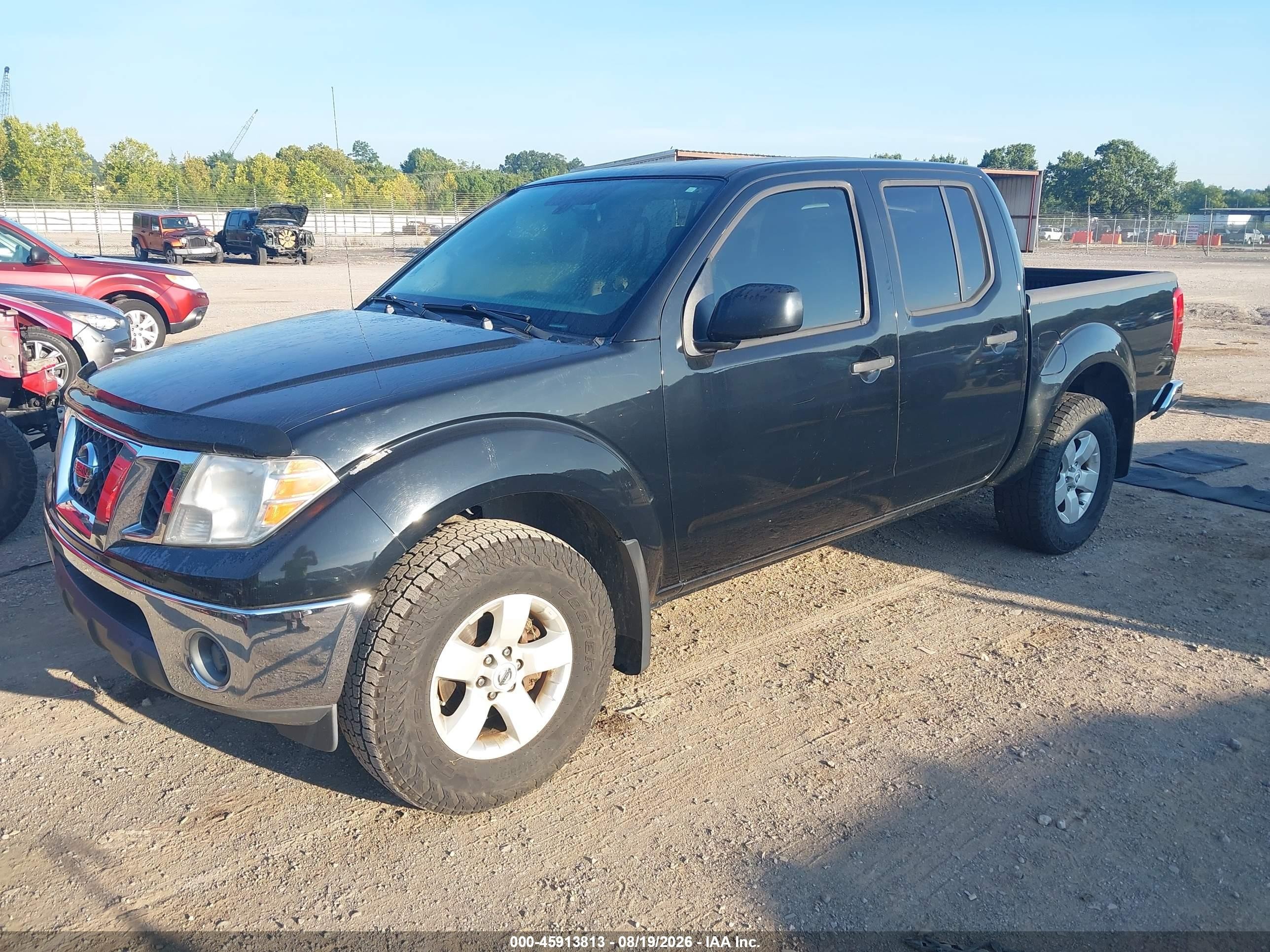 2011 Nissan Frontier Sv Black vin: 1N6AD0EV4BC424678