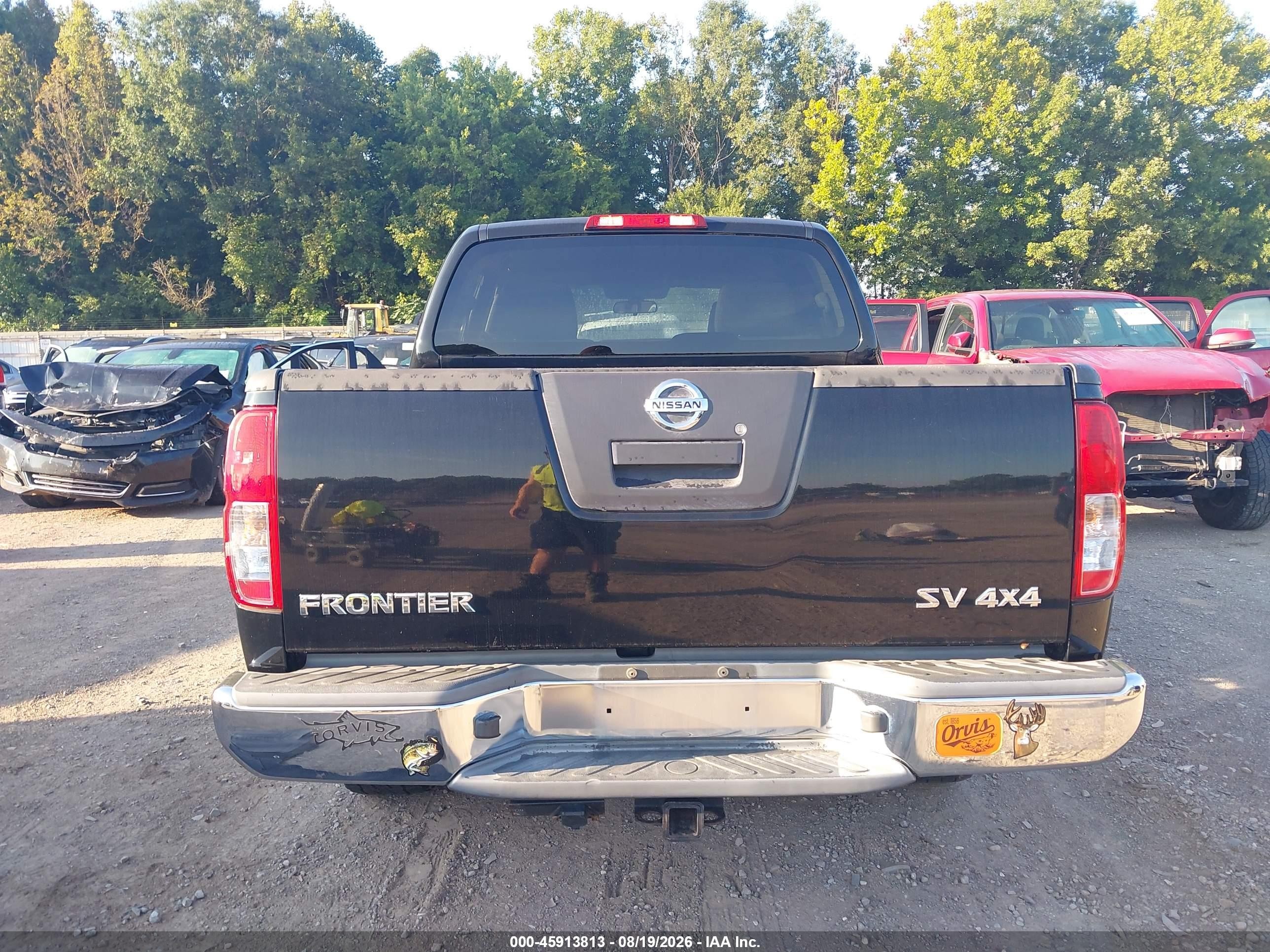 2011 Nissan Frontier Sv Black vin: 1N6AD0EV4BC424678