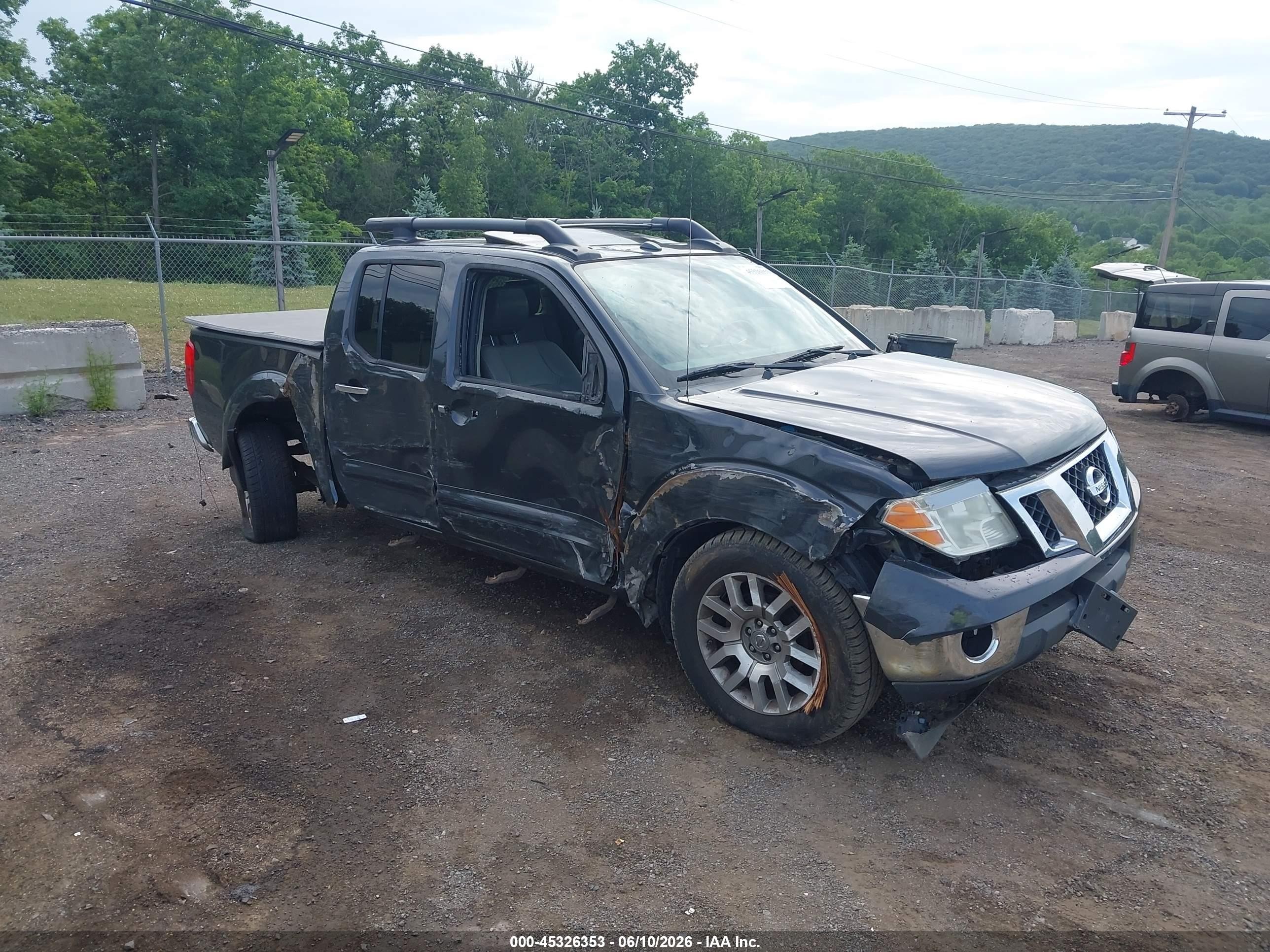 2011 Nissan Frontier Sl Black vin: 1N6AD0EV4BC427483