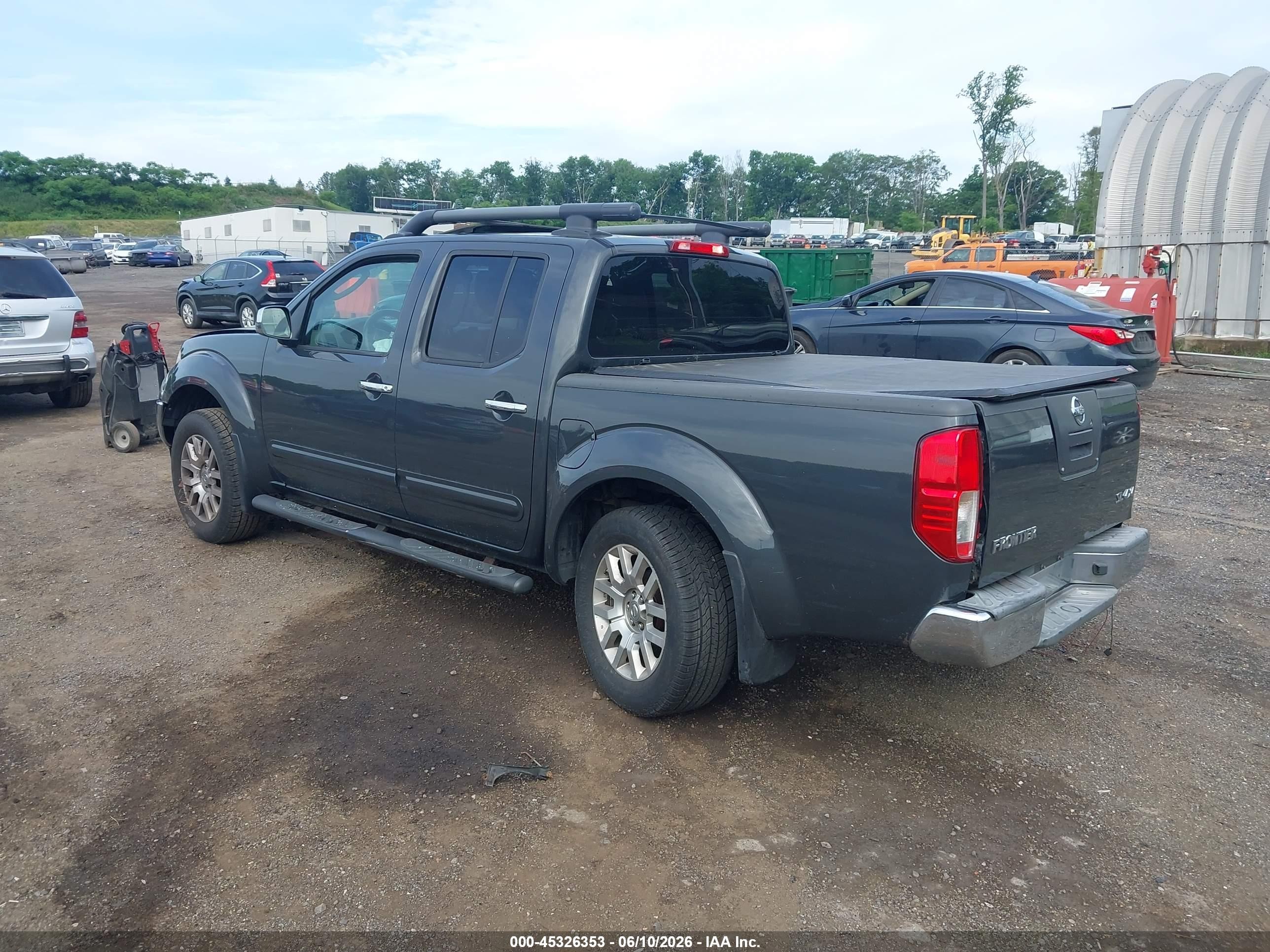2011 Nissan Frontier Sl Black vin: 1N6AD0EV4BC427483