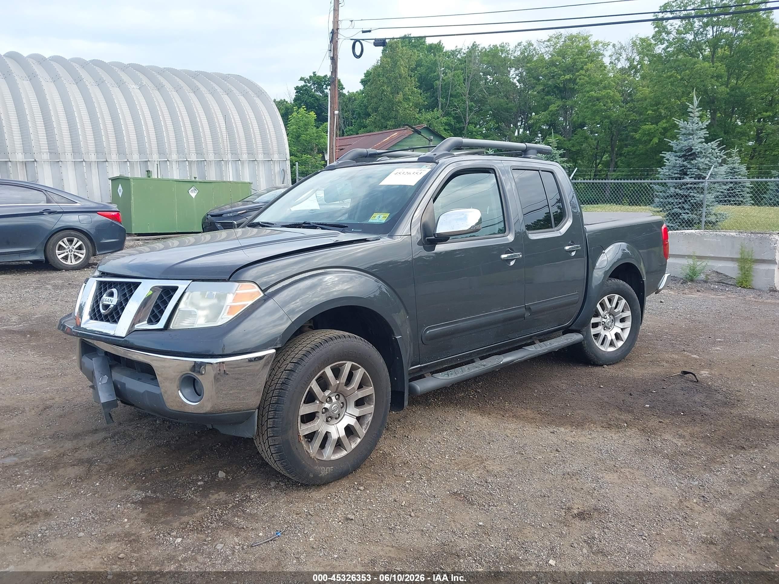 2011 Nissan Frontier Sl Black vin: 1N6AD0EV4BC427483