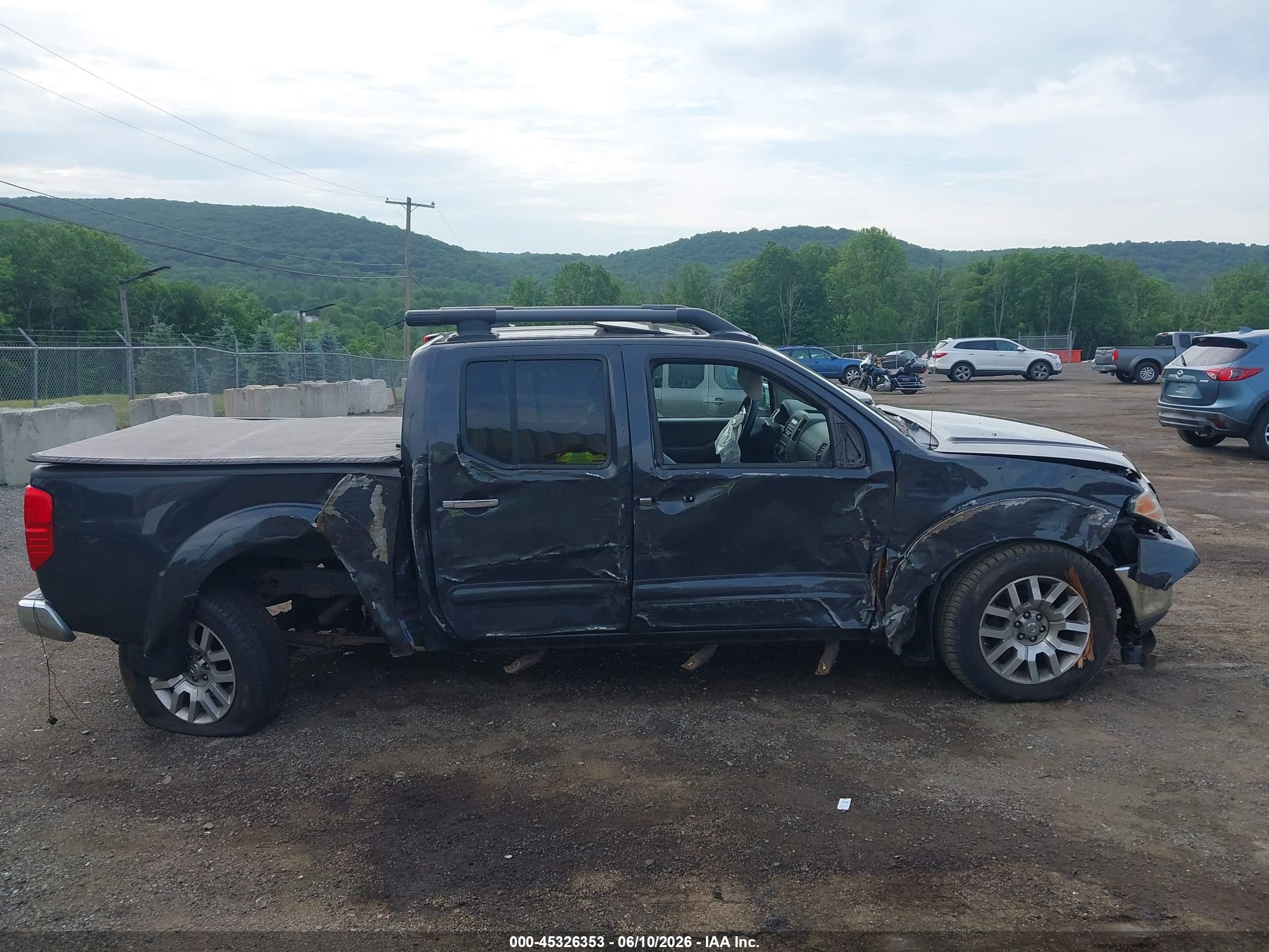 2011 Nissan Frontier Sl Black vin: 1N6AD0EV4BC427483