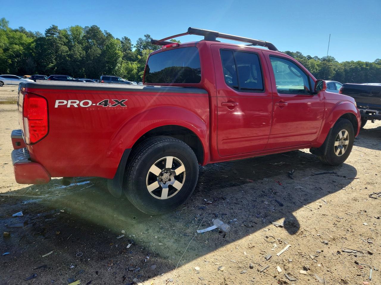 2011 Nissan Frontier Red vin: 1N6AD0EV4BC432697