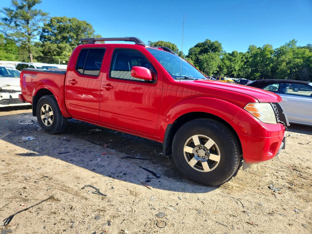 2011 Nissan Frontier Red vin: 1N6AD0EV4BC432697