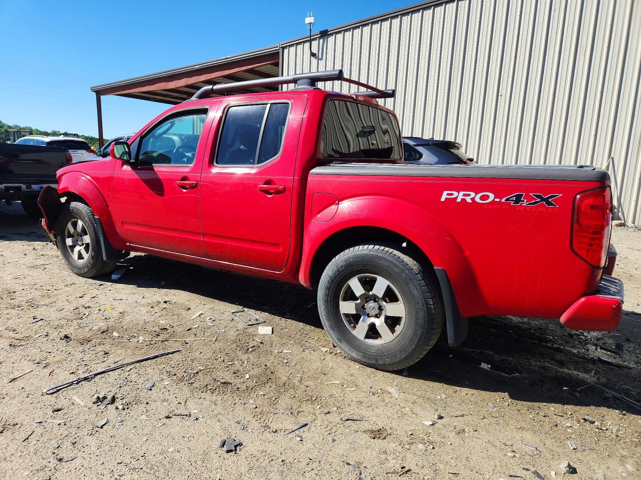 2011 Nissan Frontier Red vin: 1N6AD0EV4BC432697