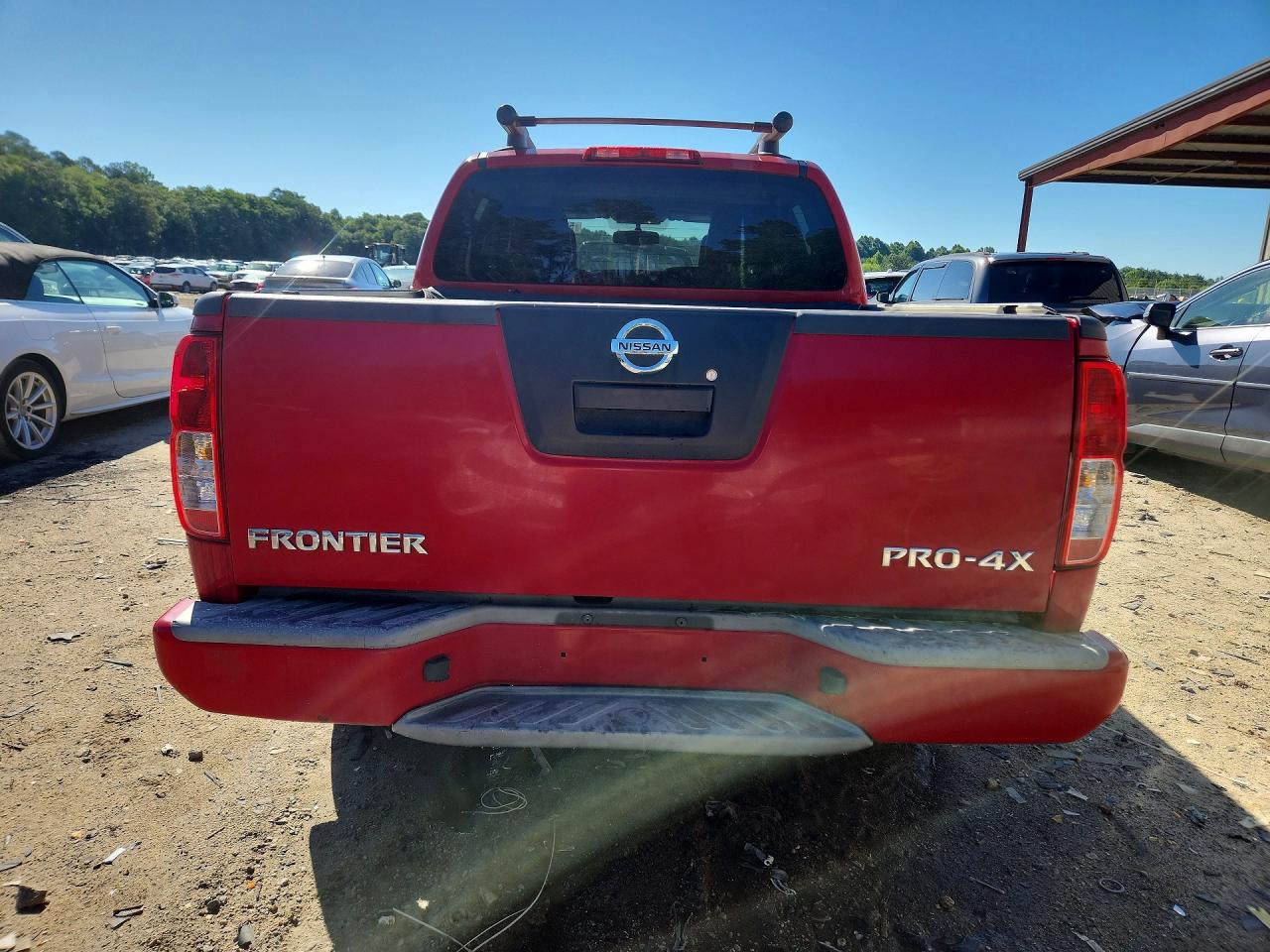 2011 Nissan Frontier Red vin: 1N6AD0EV4BC432697