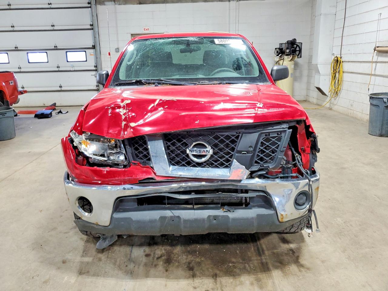 2011 Nissan Frontier S Red vin: 1N6AD0EV4BC444610