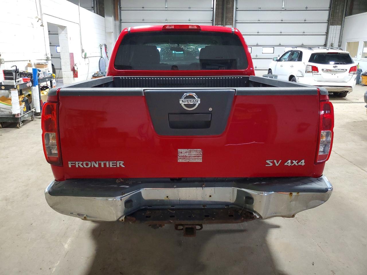 2011 Nissan Frontier S Red vin: 1N6AD0EV4BC444610