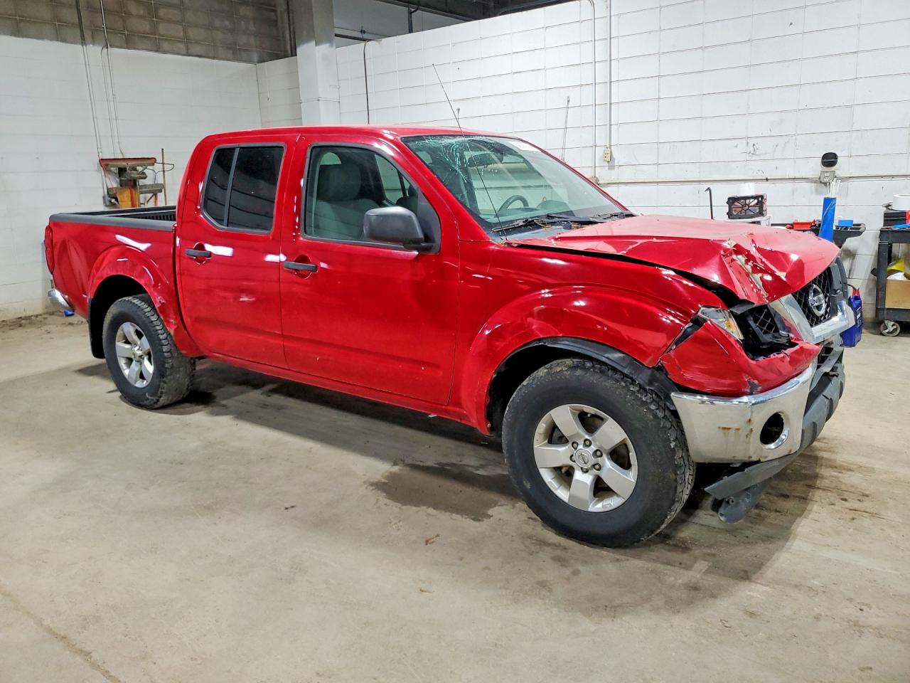 2011 Nissan Frontier S Red vin: 1N6AD0EV4BC444610