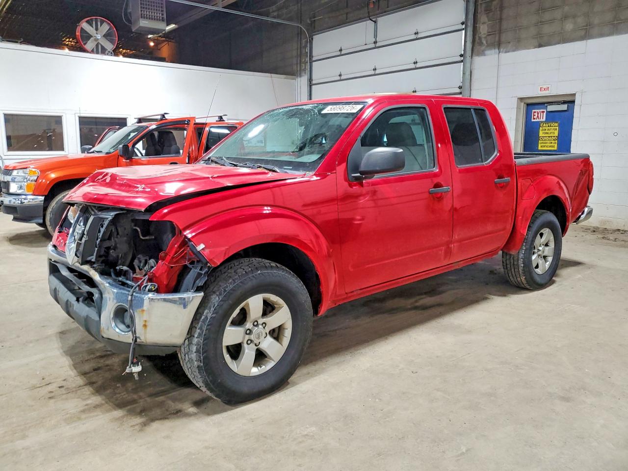 2011 Nissan Frontier S Red vin: 1N6AD0EV4BC444610