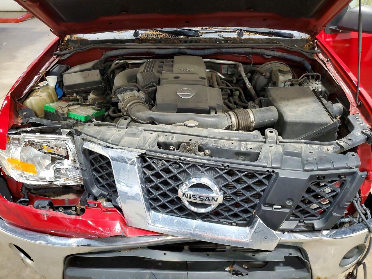 2011 Nissan Frontier S Red vin: 1N6AD0EV4BC444610