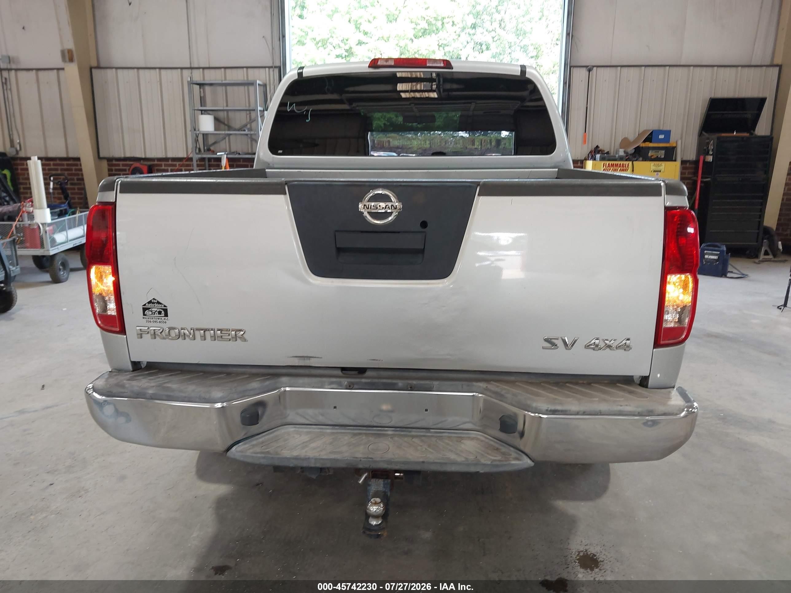 2012 Nissan Frontier Sv Gray vin: 1N6AD0EV4CC400561