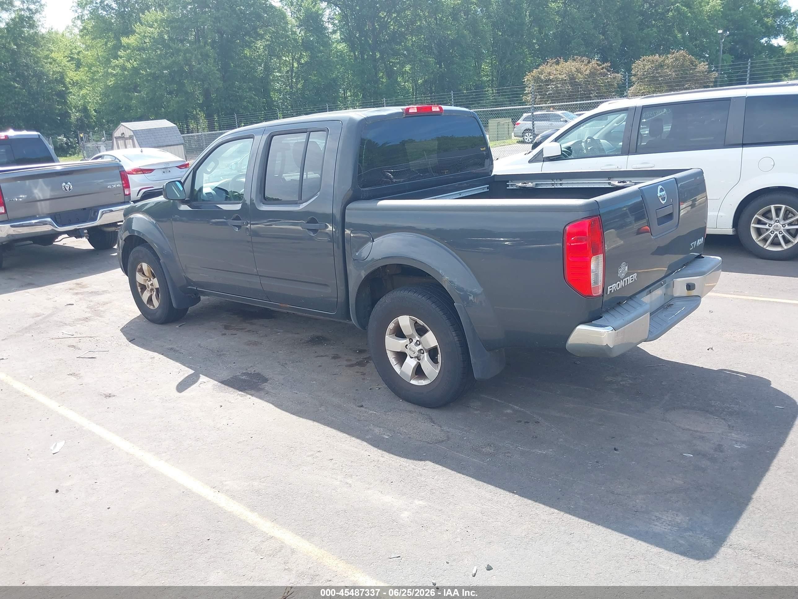 2012 Nissan Frontier Sv Gray vin: 1N6AD0EV4CC410765
