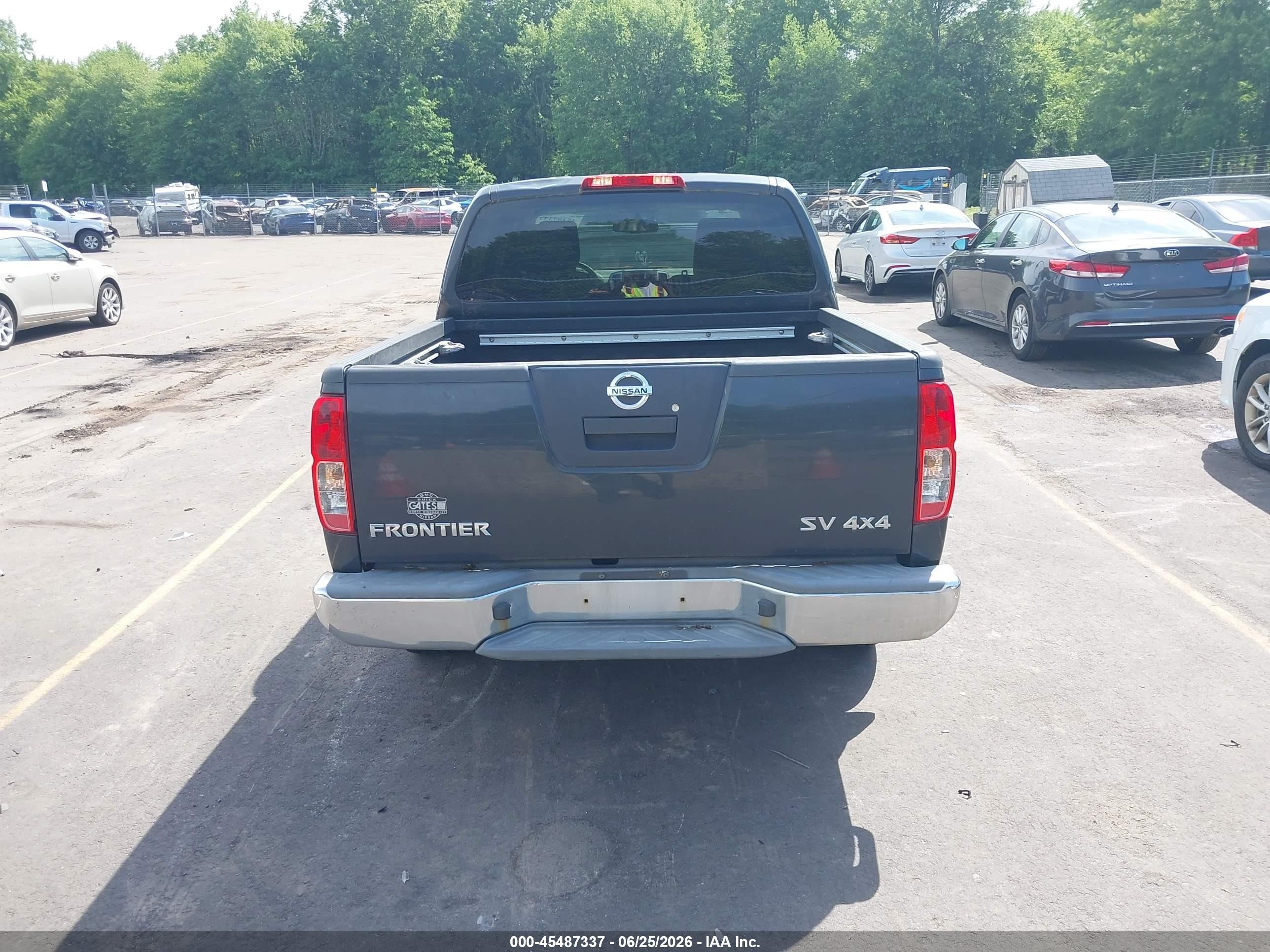 2012 Nissan Frontier Sv Gray vin: 1N6AD0EV4CC410765