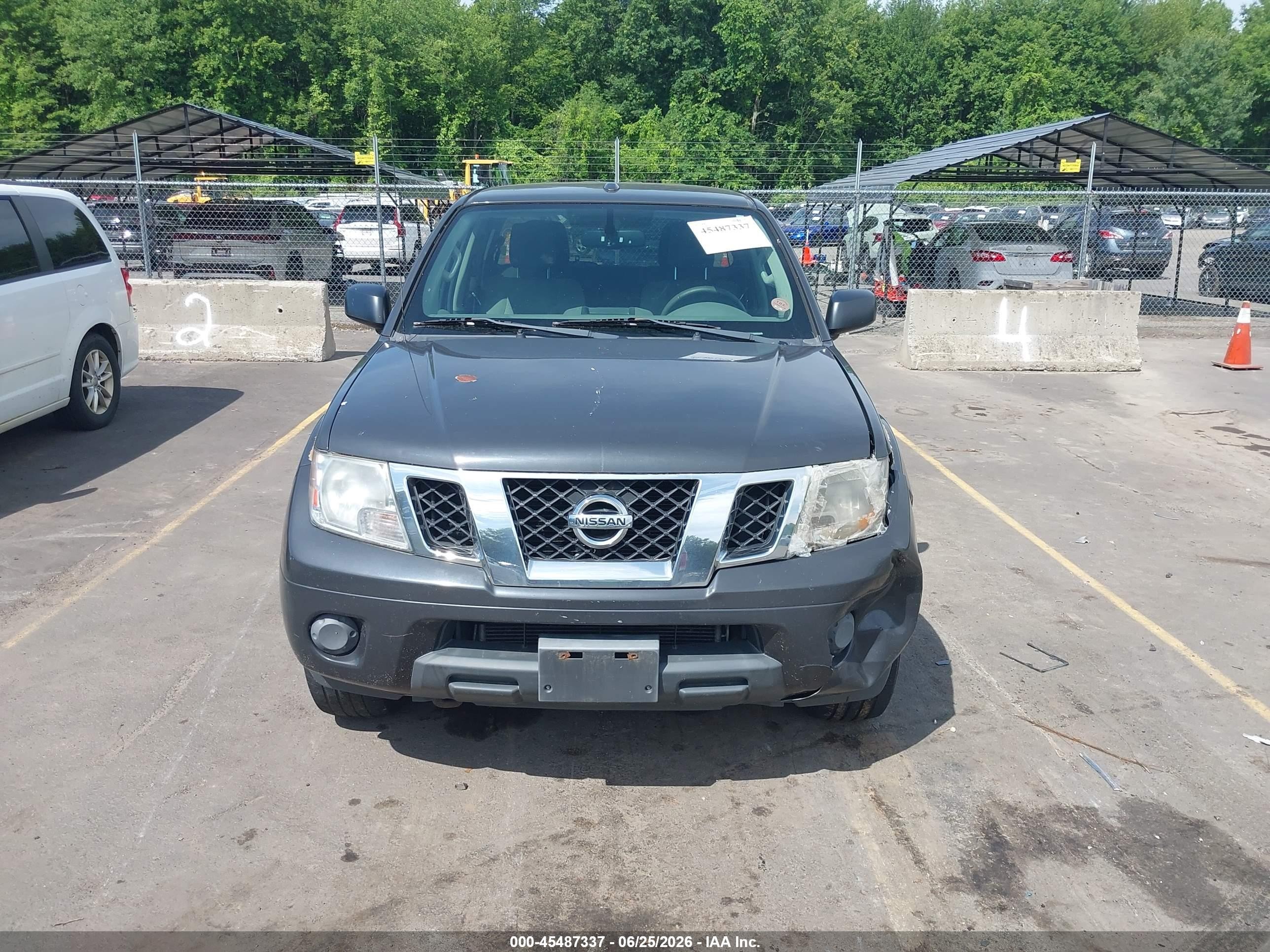 2012 Nissan Frontier Sv Gray vin: 1N6AD0EV4CC410765