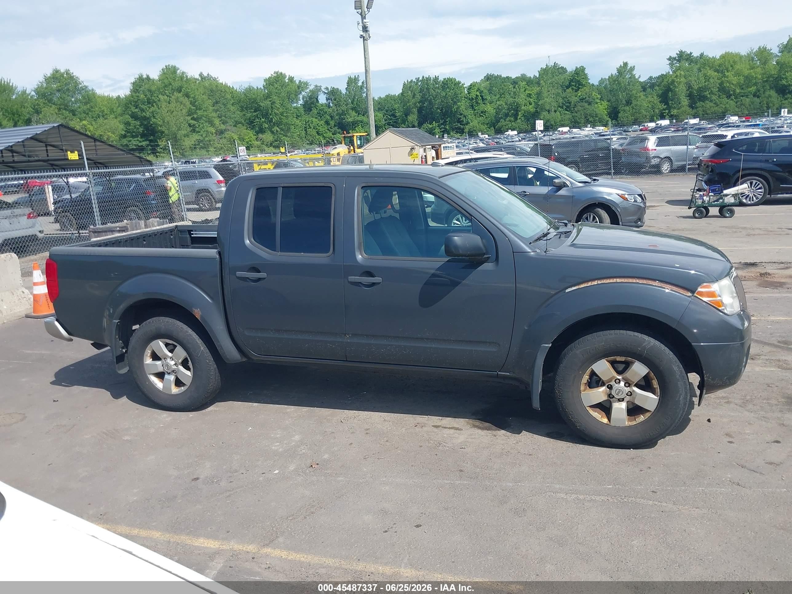 2012 Nissan Frontier Sv Gray vin: 1N6AD0EV4CC410765