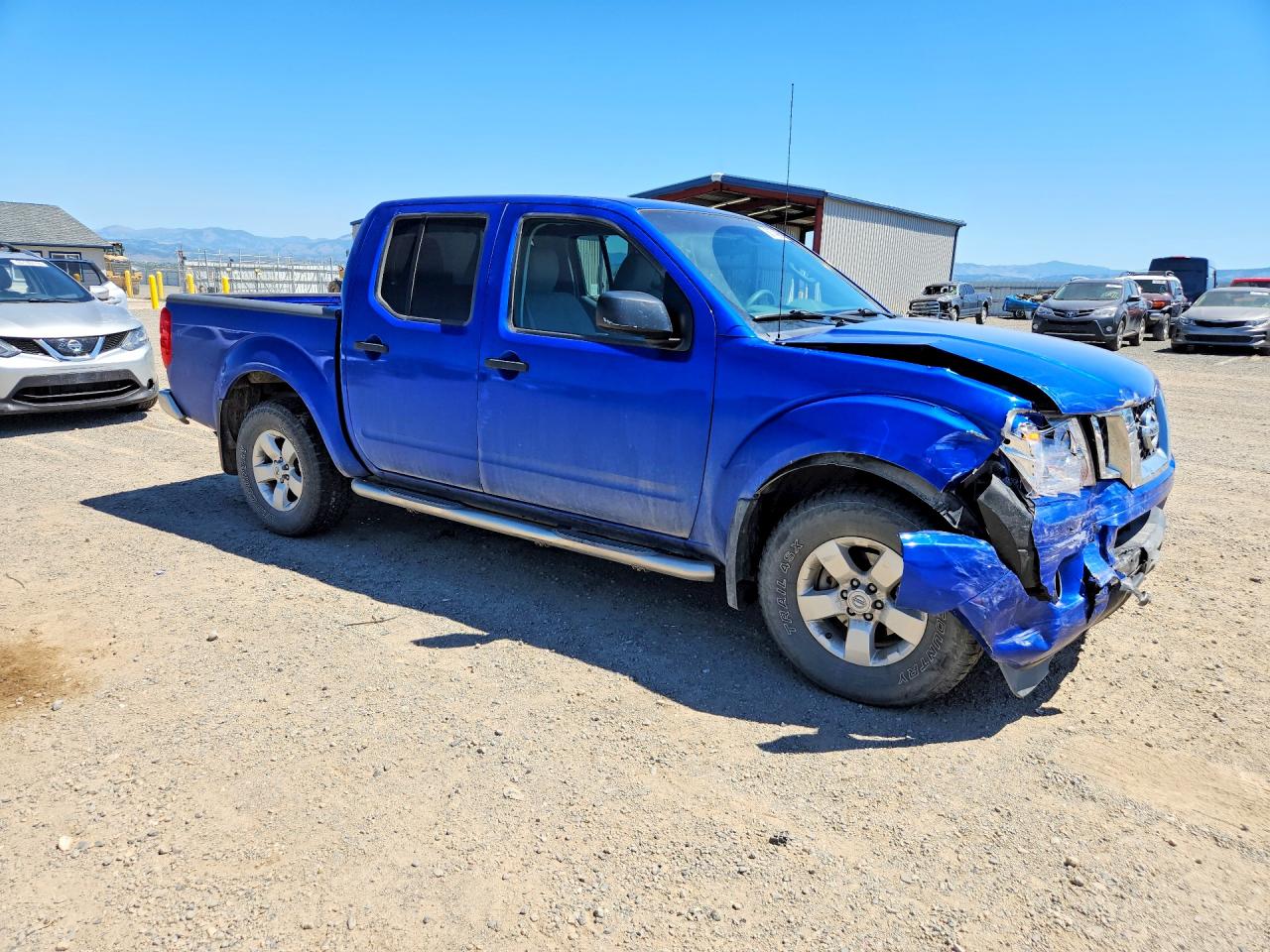 2012 Nissan Frontier S Blue vin: 1N6AD0EV4CC413942