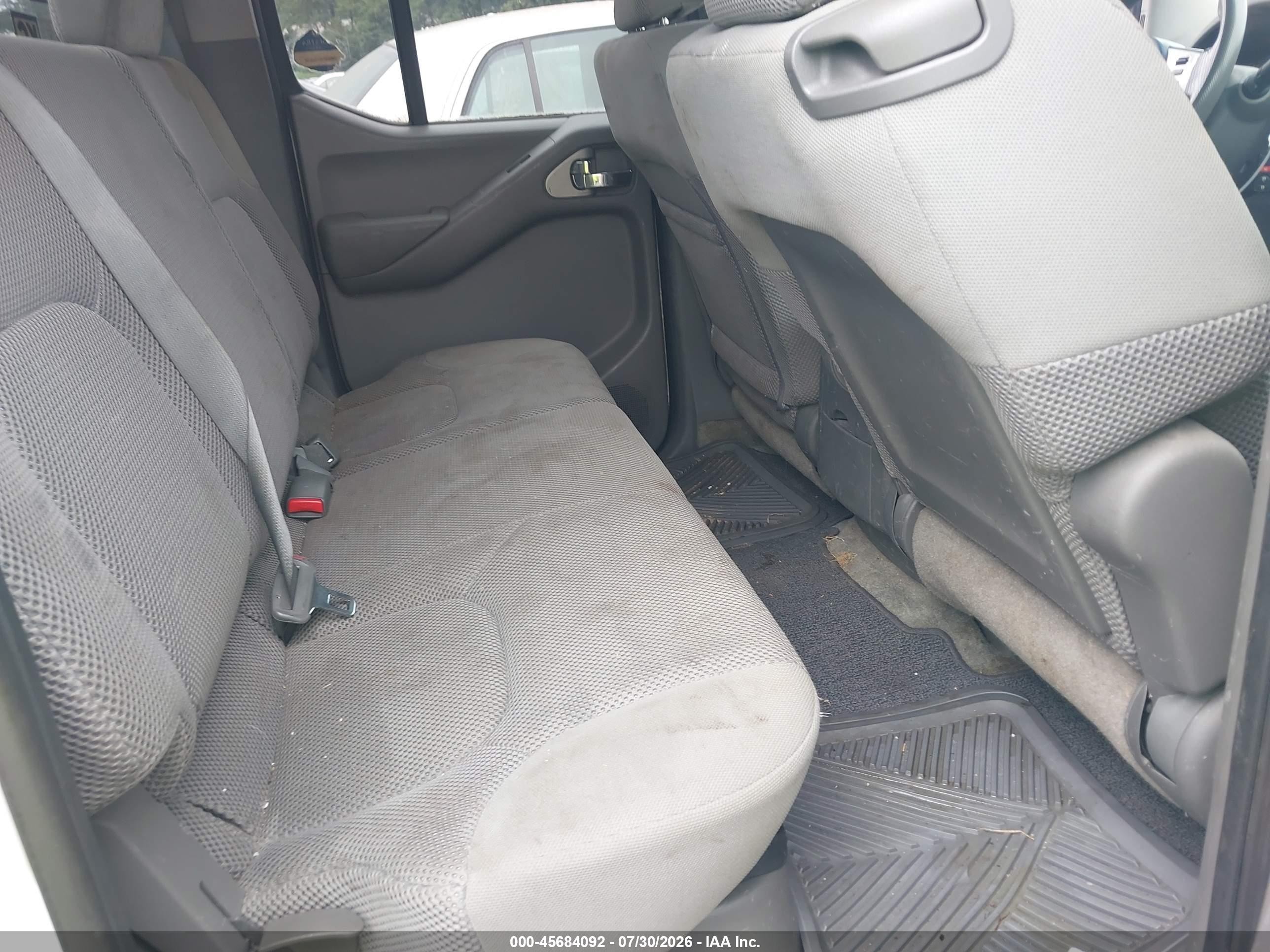 2012 Nissan Frontier Sv White vin: 1N6AD0EV4CC430126