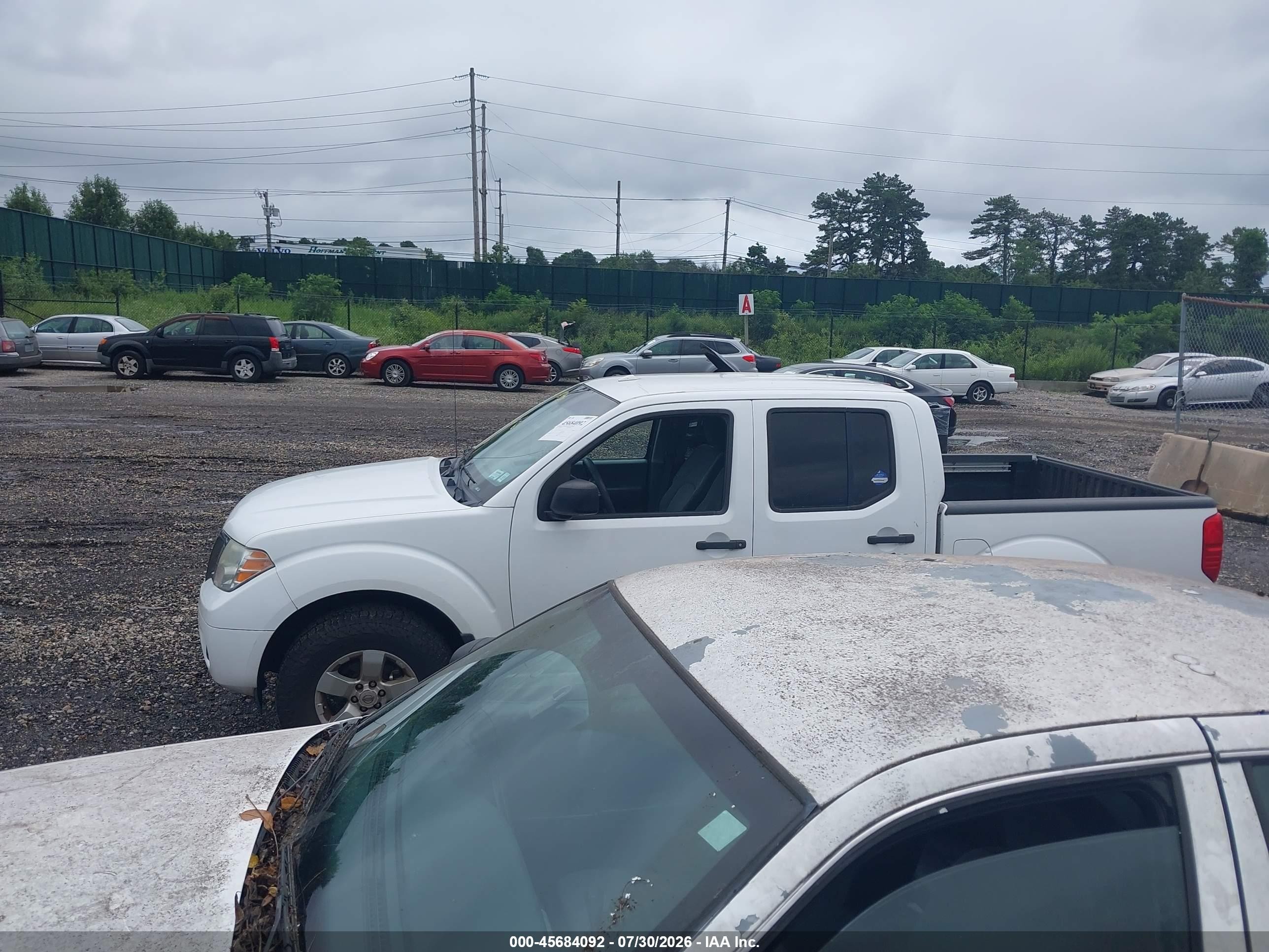 2012 Nissan Frontier Sv White vin: 1N6AD0EV4CC430126