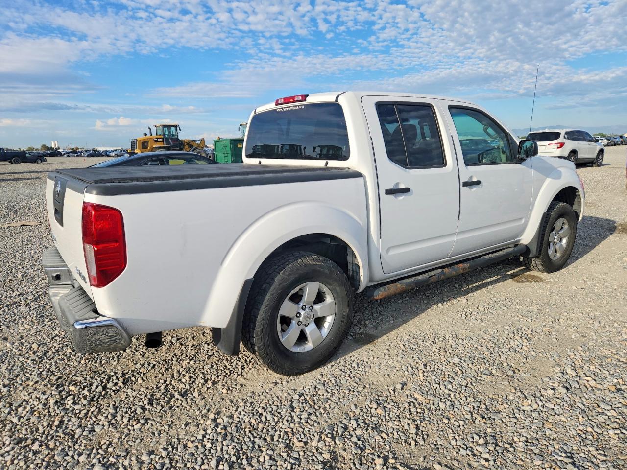 2012 Nissan Frontier S White vin: 1N6AD0EV4CC434371