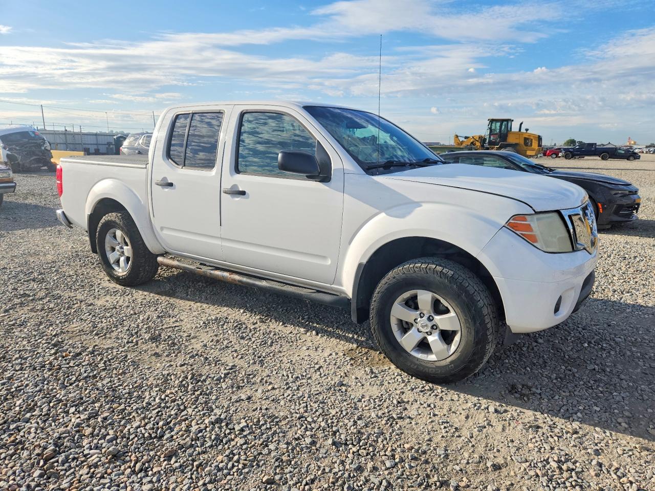 2012 Nissan Frontier S White vin: 1N6AD0EV4CC434371
