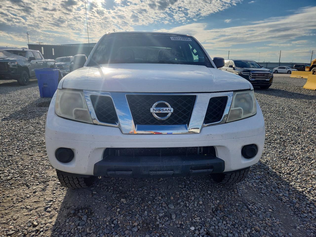 2012 Nissan Frontier S White vin: 1N6AD0EV4CC434371