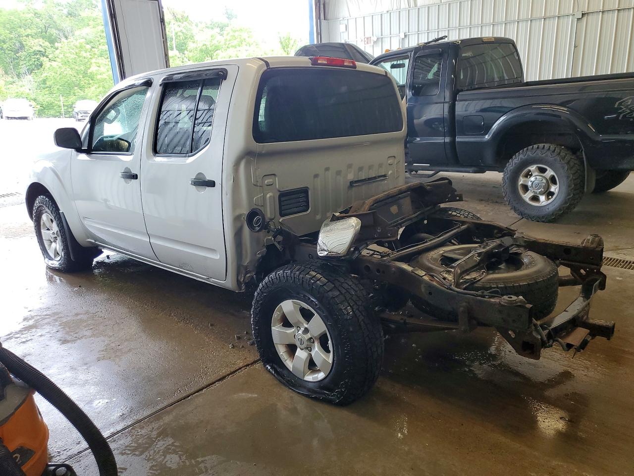 2012 Nissan Frontier S Silver vin: 1N6AD0EV4CC449212
