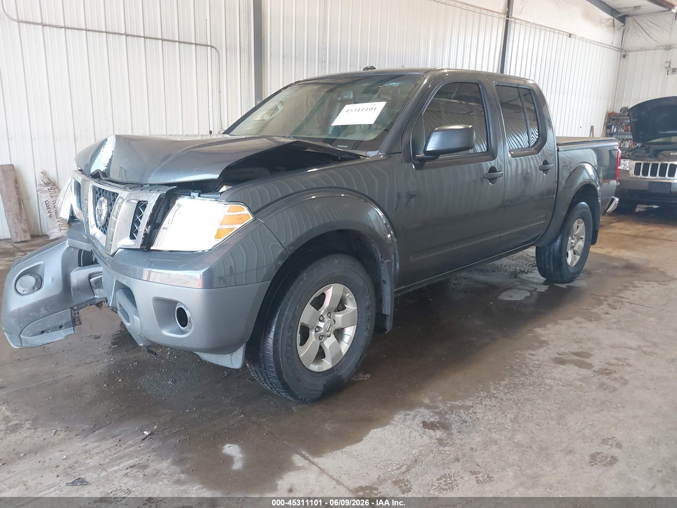 2012 Nissan Frontier Sv Gray vin: 1N6AD0EV4CC450537