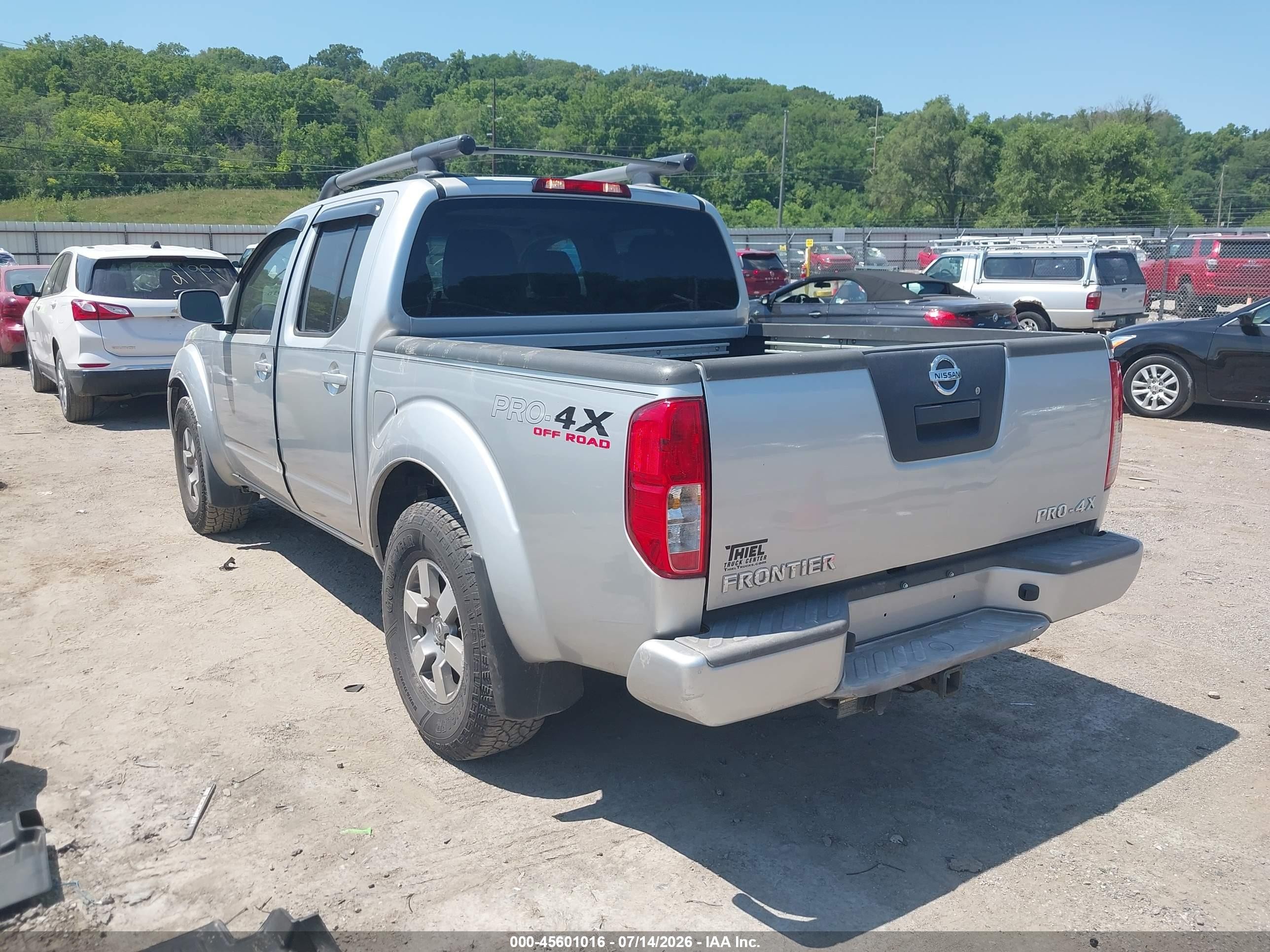 2012 Nissan Frontier Pro-4x Silver vin: 1N6AD0EV4CC469315