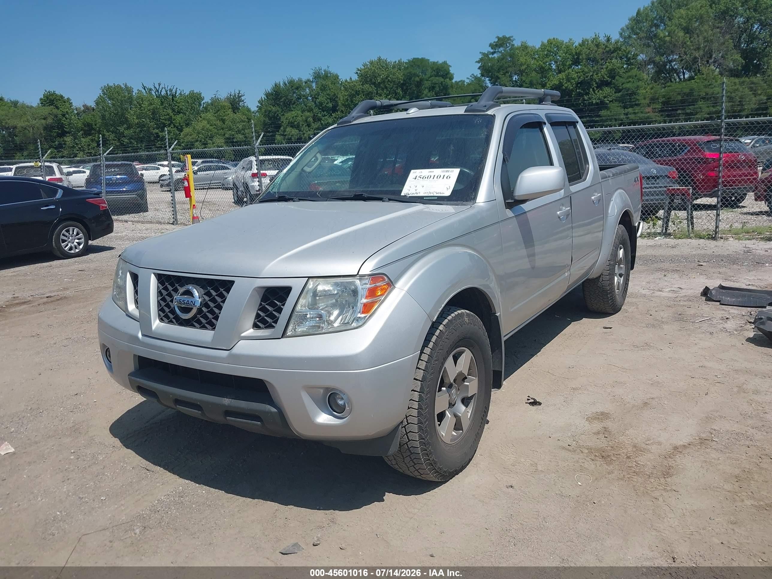 2012 Nissan Frontier Pro-4x Silver vin: 1N6AD0EV4CC469315