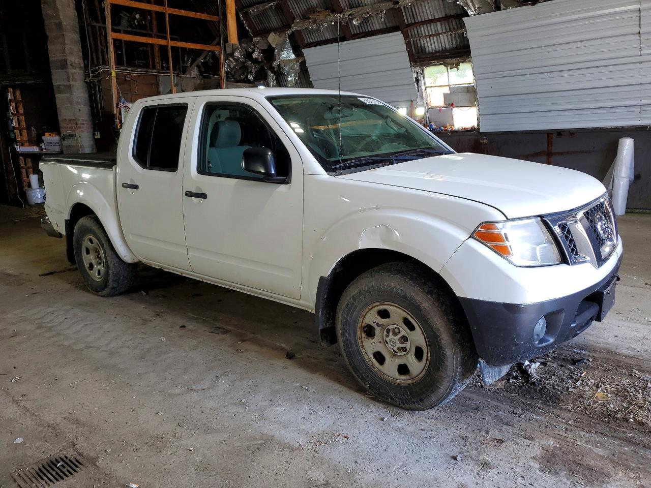 2012 Nissan Frontier S Белый vin: 1N6AD0EV4CC471937