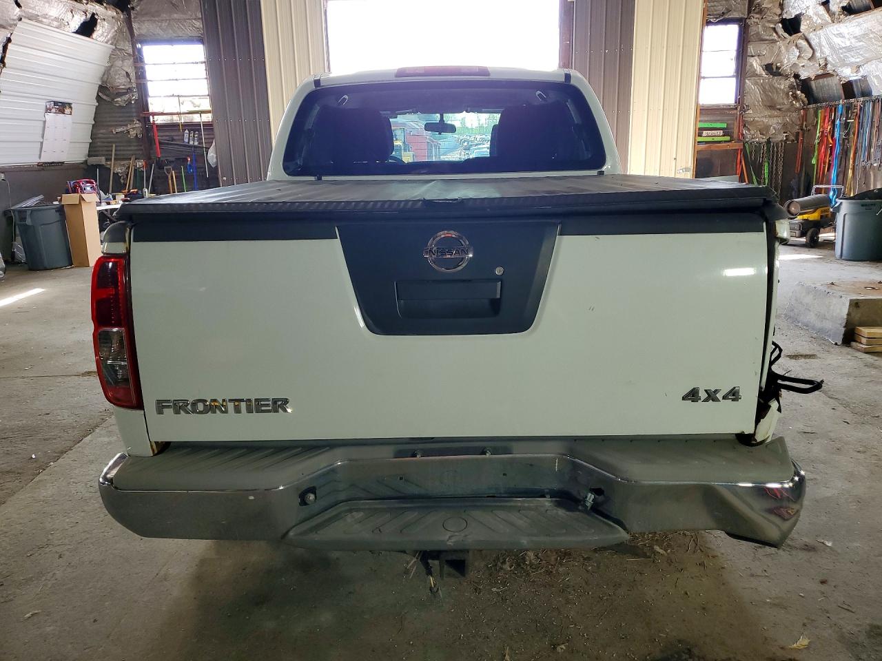 2012 Nissan Frontier S Белый vin: 1N6AD0EV4CC471937