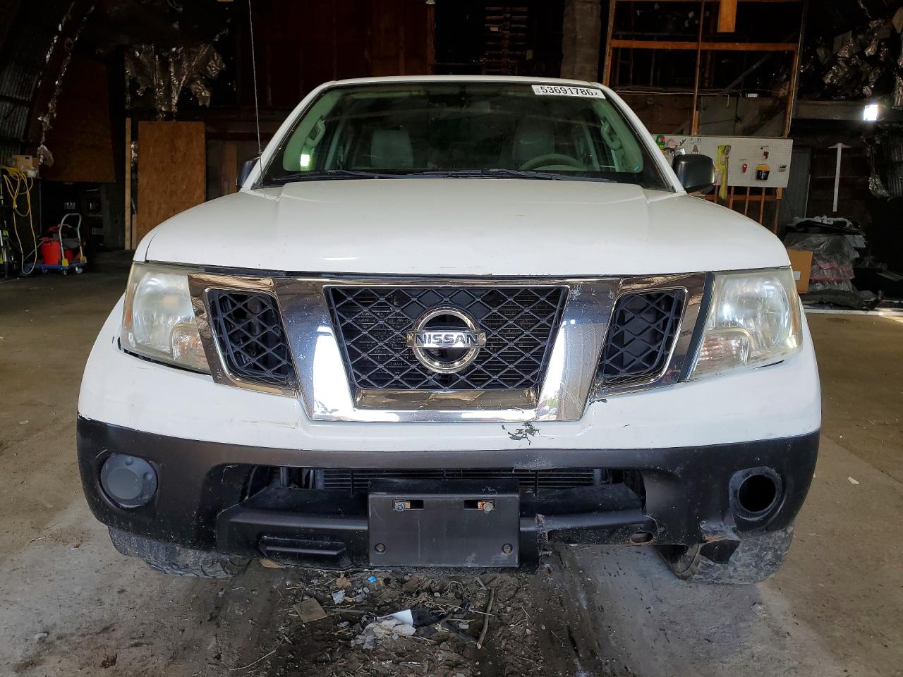 2012 Nissan Frontier S Белый vin: 1N6AD0EV4CC471937