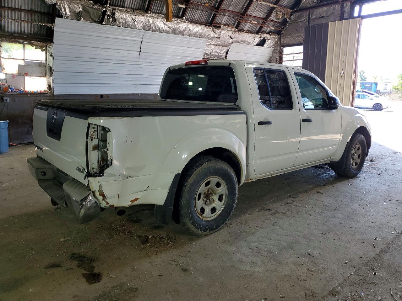2012 Nissan Frontier S Белый vin: 1N6AD0EV4CC471937