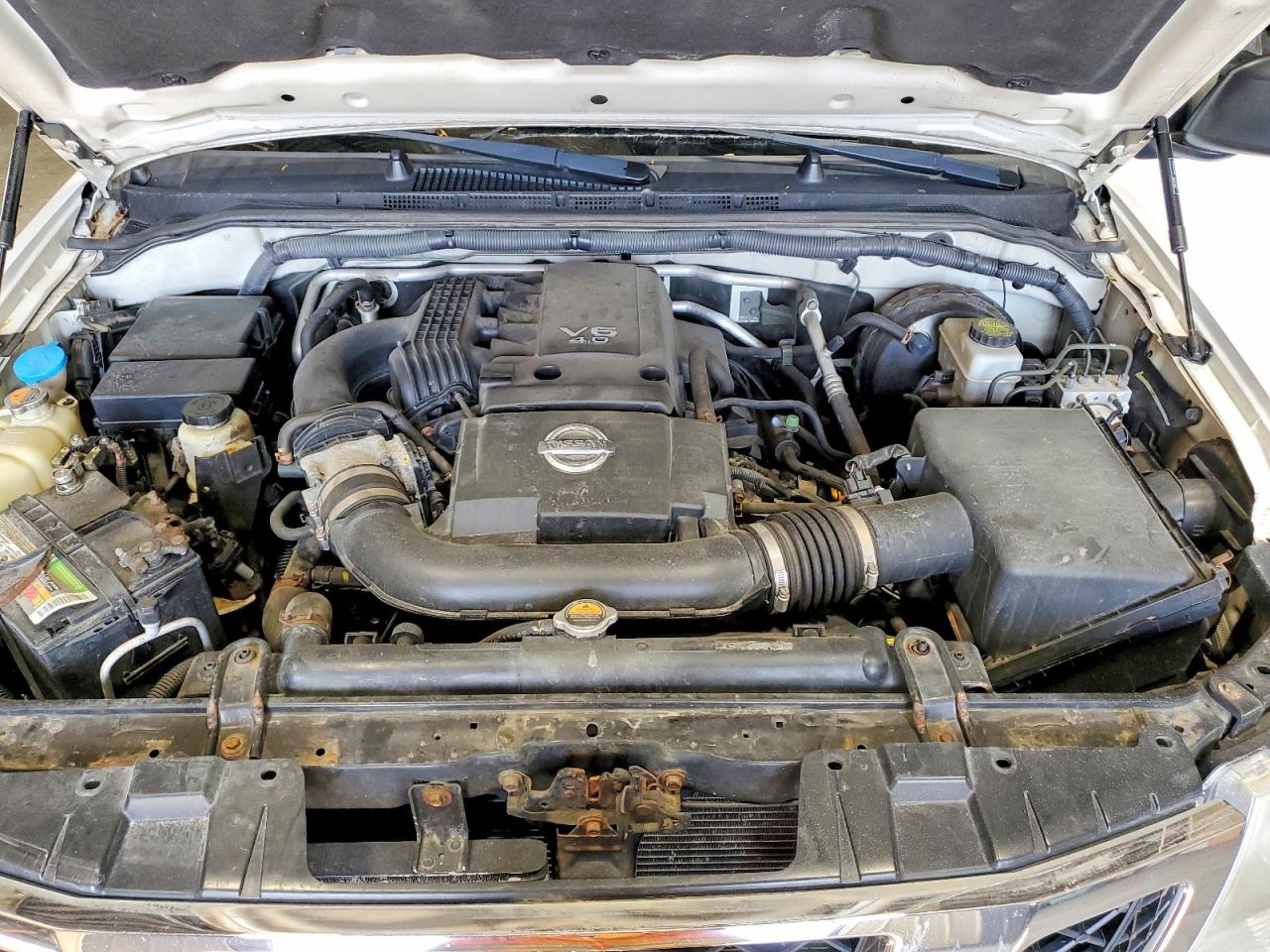 2012 Nissan Frontier S Белый vin: 1N6AD0EV4CC471937