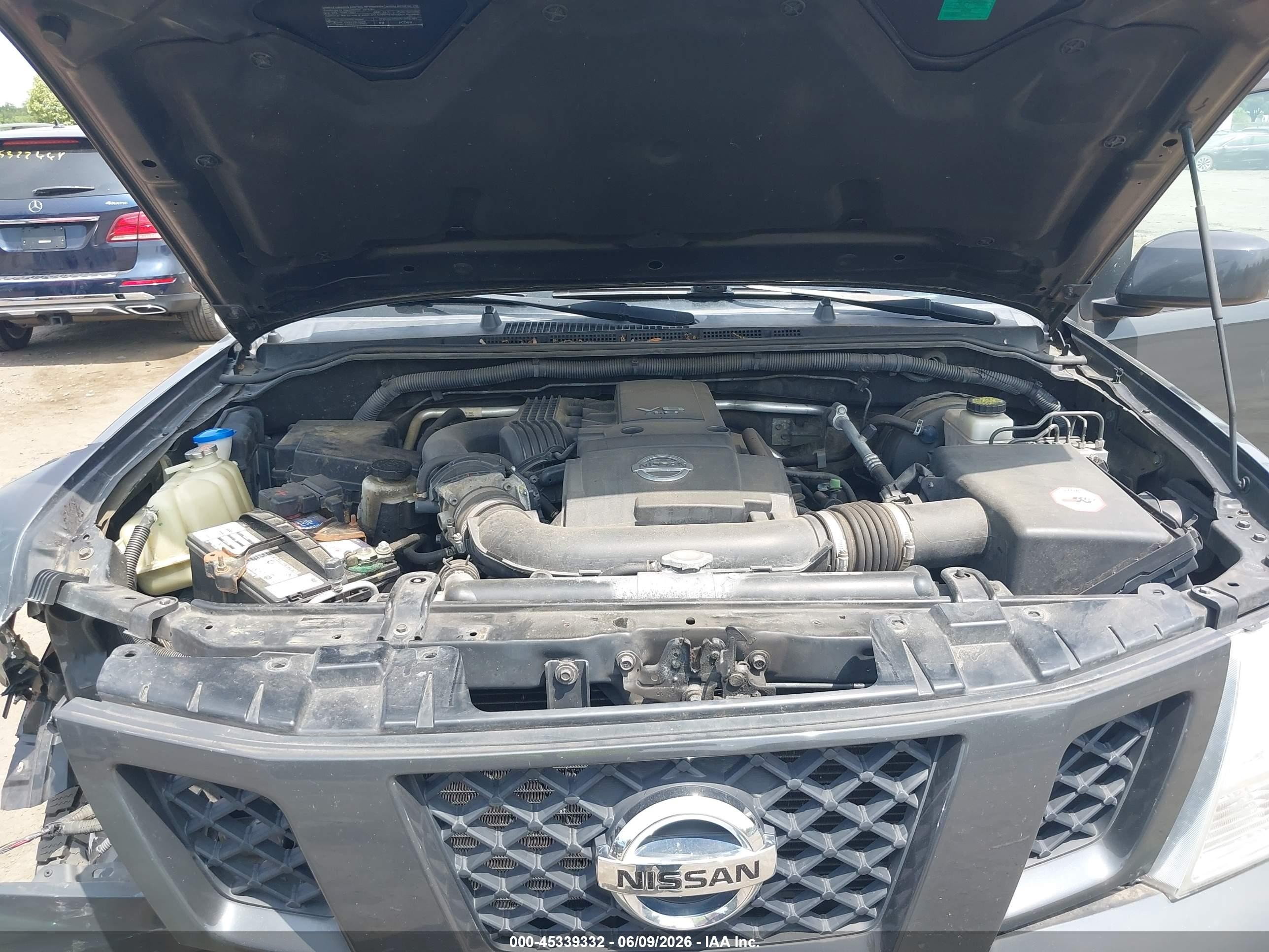 2012 Nissan Frontier Pro-4x Gray vin: 1N6AD0EV4CC480198