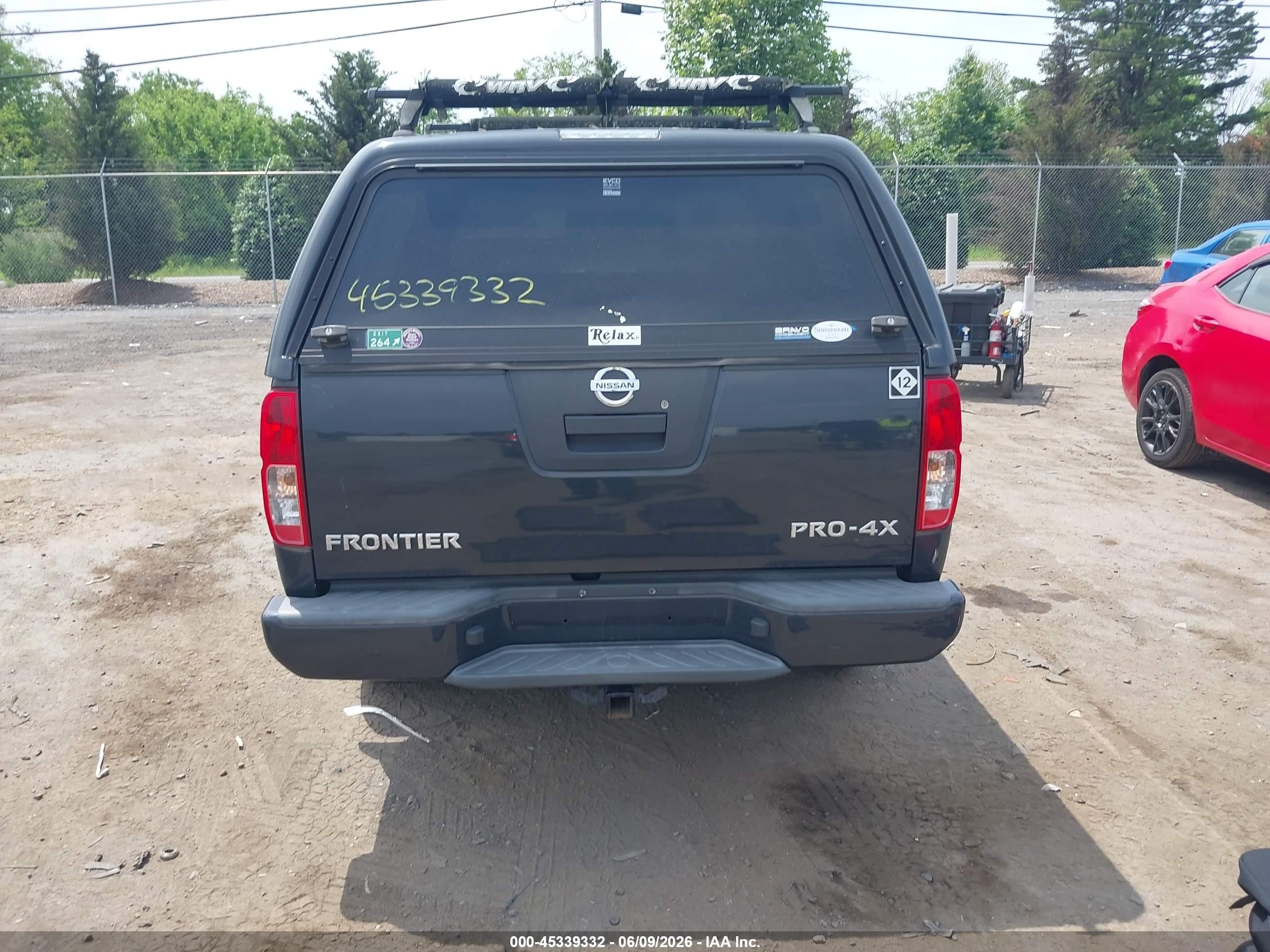 2012 Nissan Frontier Pro-4x Gray vin: 1N6AD0EV4CC480198