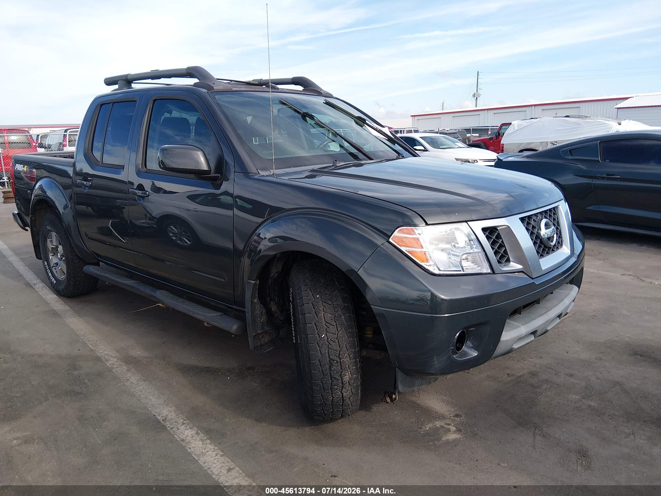 2013 Nissan Frontier Pro-4x Gray vin: 1N6AD0EV4DN714619