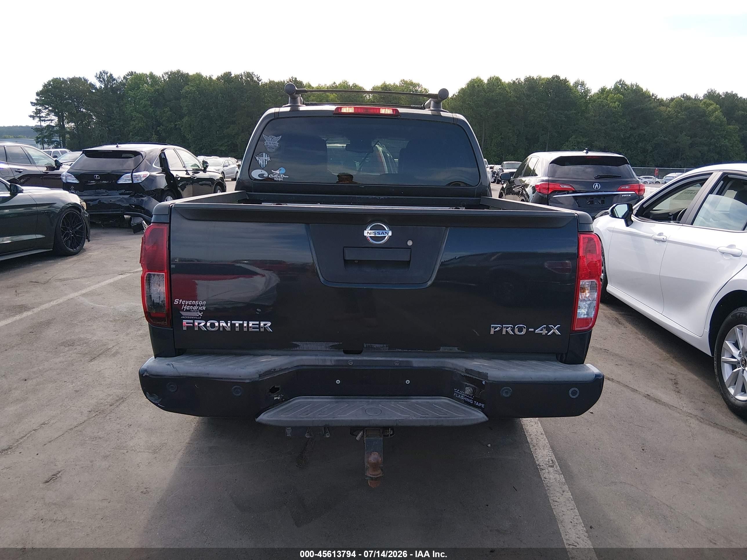 2013 Nissan Frontier Pro-4x Gray vin: 1N6AD0EV4DN714619