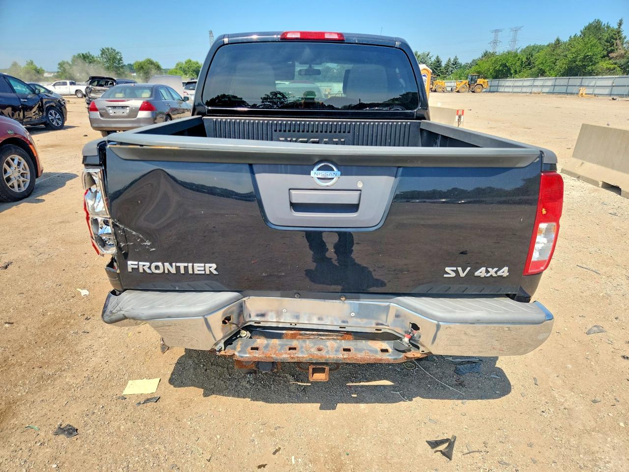 2013 Nissan Frontier S Черный vin: 1N6AD0EV4DN724700