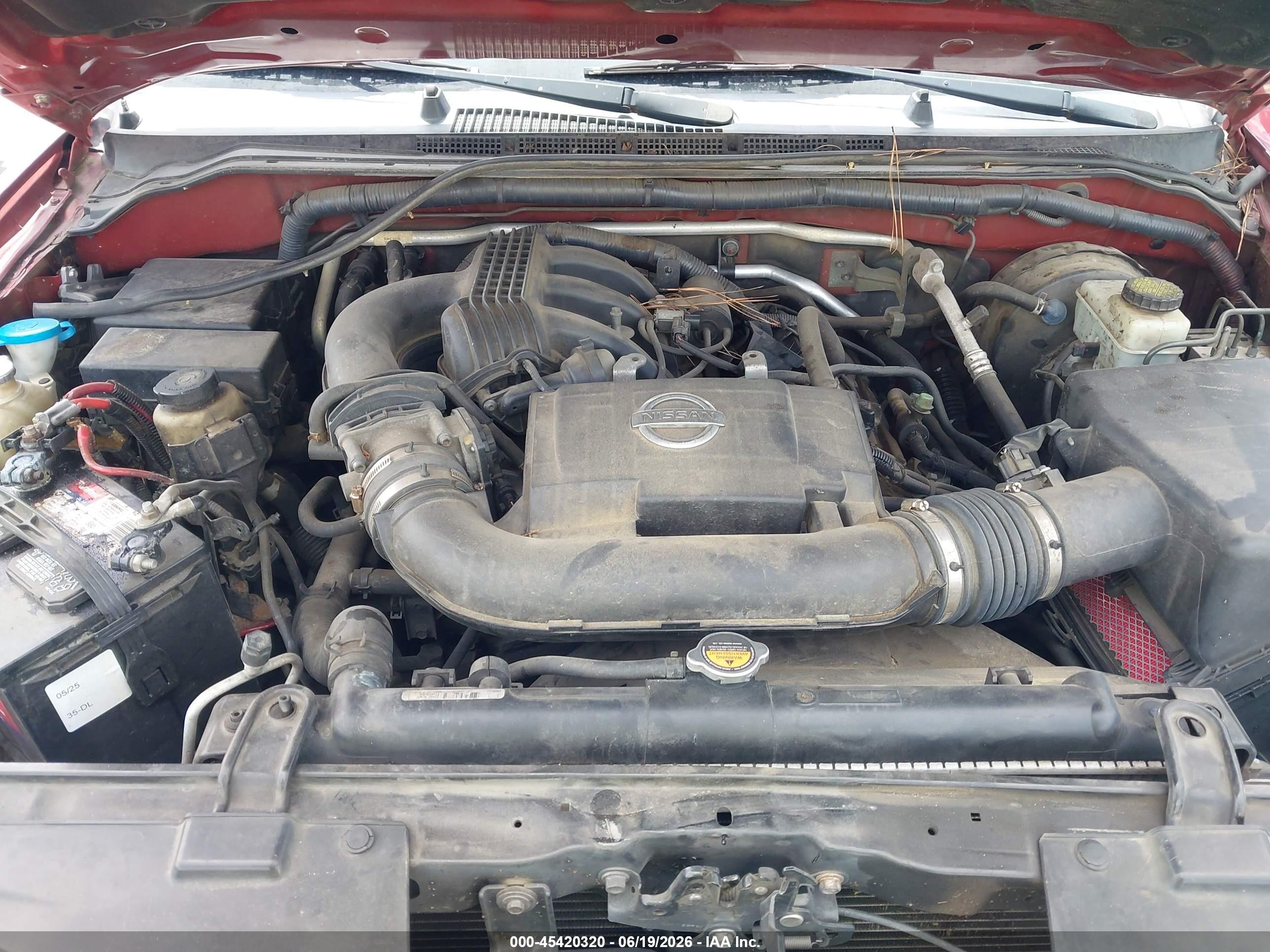2013 Nissan Frontier Sv Red vin: 1N6AD0EV4DN757809