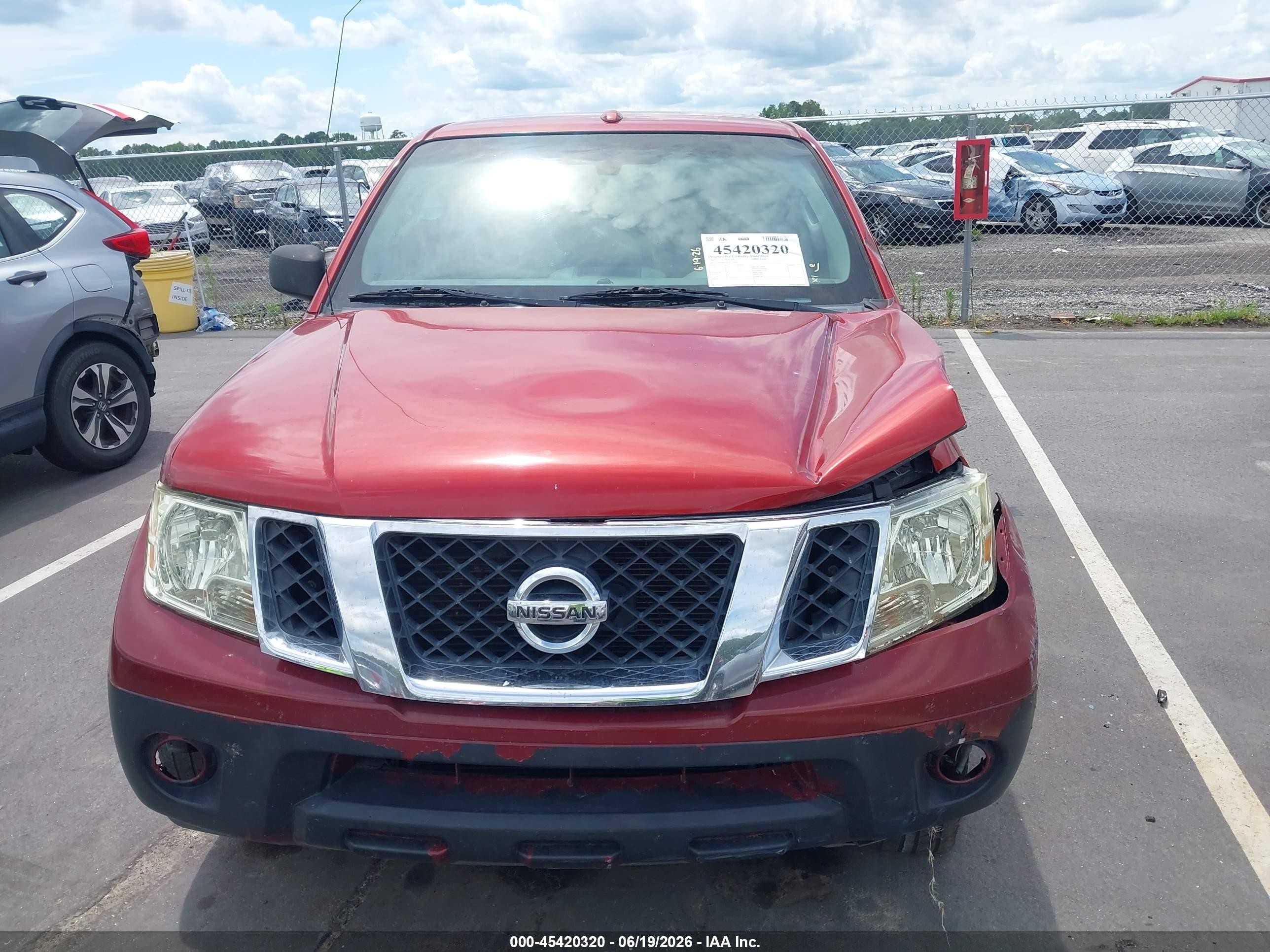 2013 Nissan Frontier Sv Red vin: 1N6AD0EV4DN757809