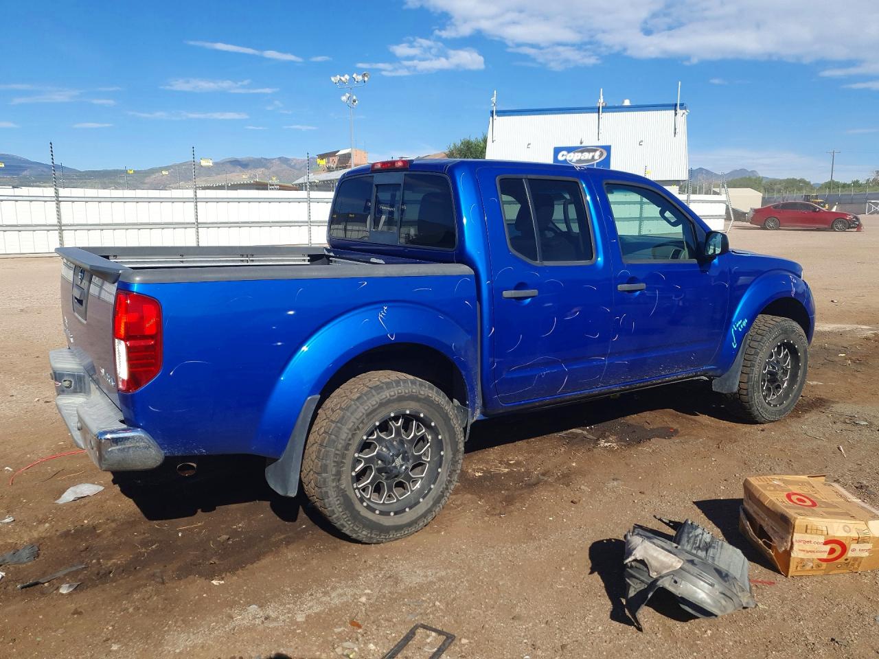2014 Nissan Frontier S Blue vin: 1N6AD0EV4EN727257