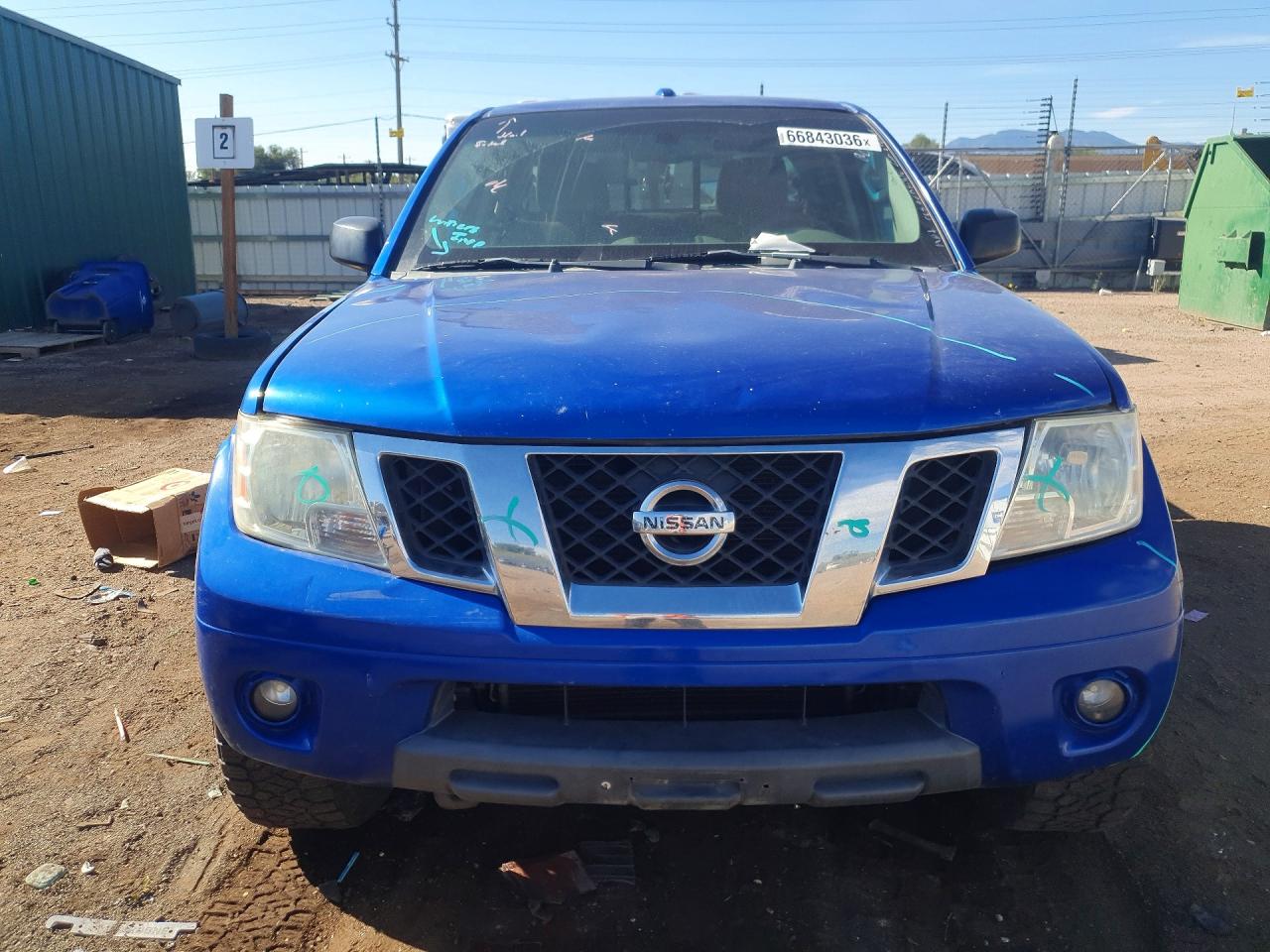 2014 Nissan Frontier S Blue vin: 1N6AD0EV4EN727257