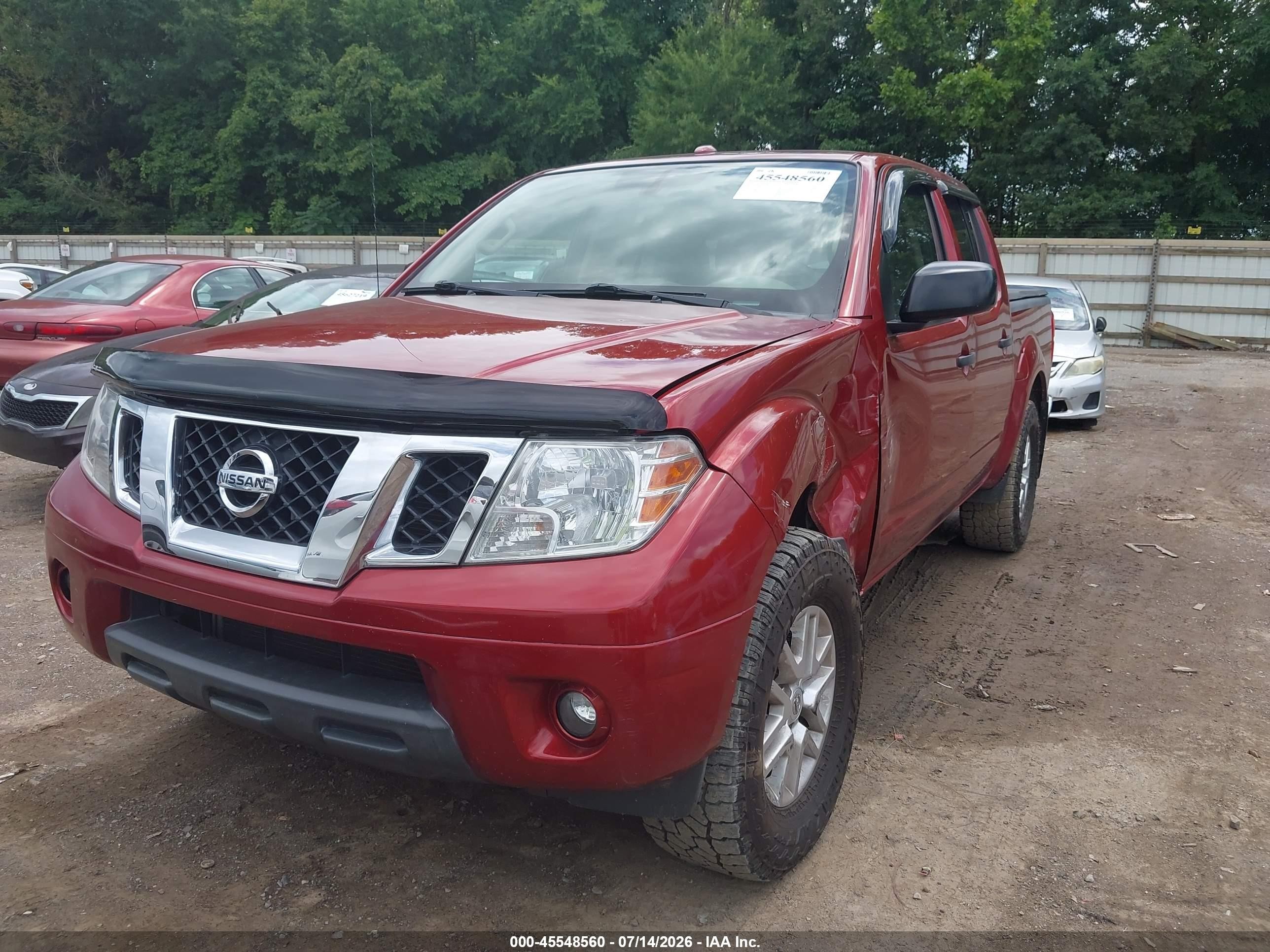 2014 Nissan Frontier Sv Red vin: 1N6AD0EV4EN742616