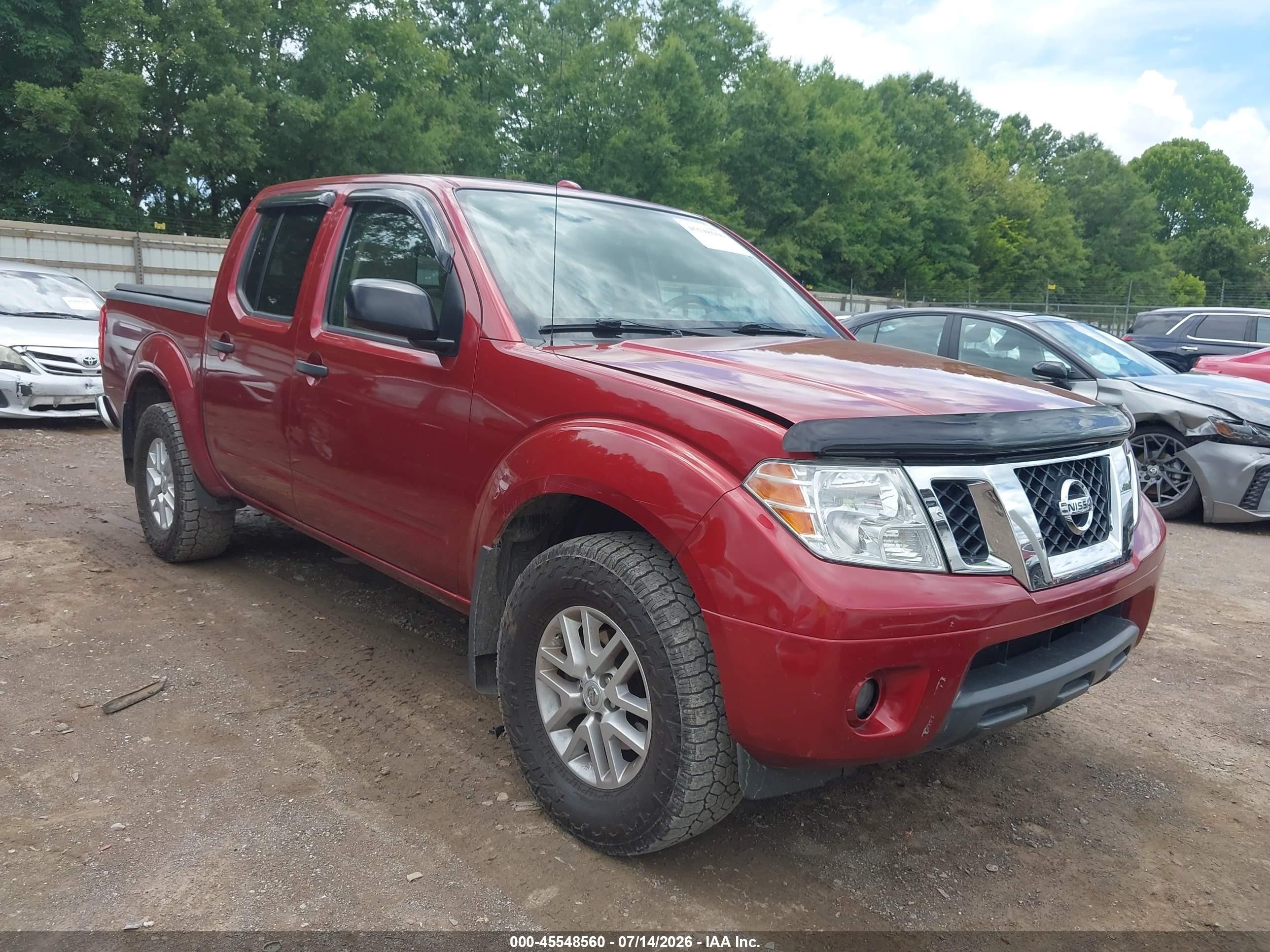 2014 Nissan Frontier Sv Red vin: 1N6AD0EV4EN742616