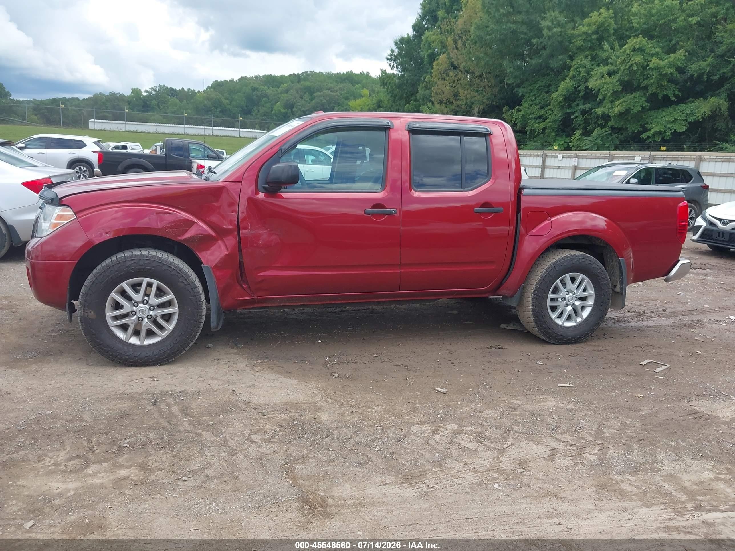 2014 Nissan Frontier Sv Red vin: 1N6AD0EV4EN742616
