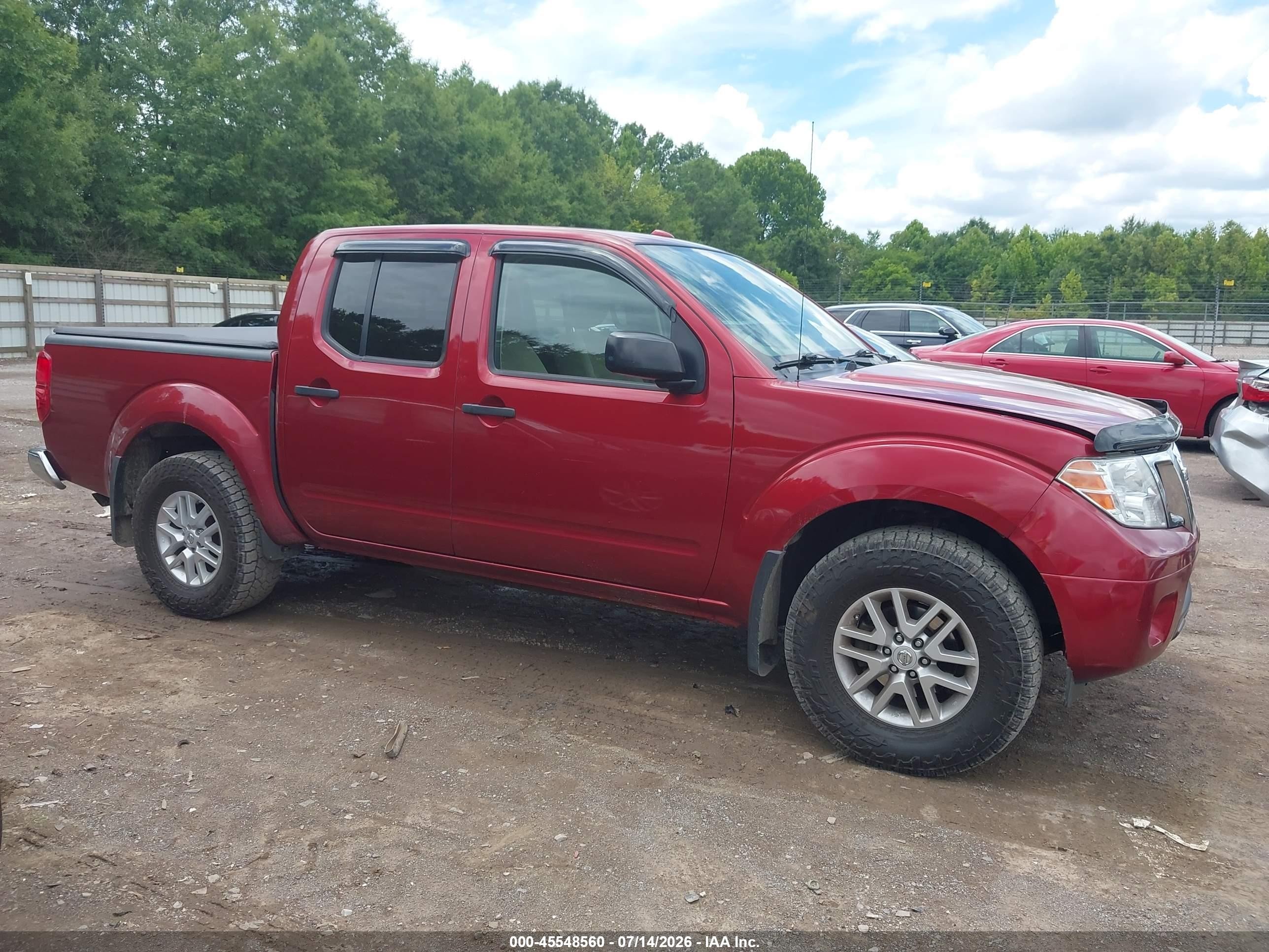 2014 Nissan Frontier Sv Red vin: 1N6AD0EV4EN742616